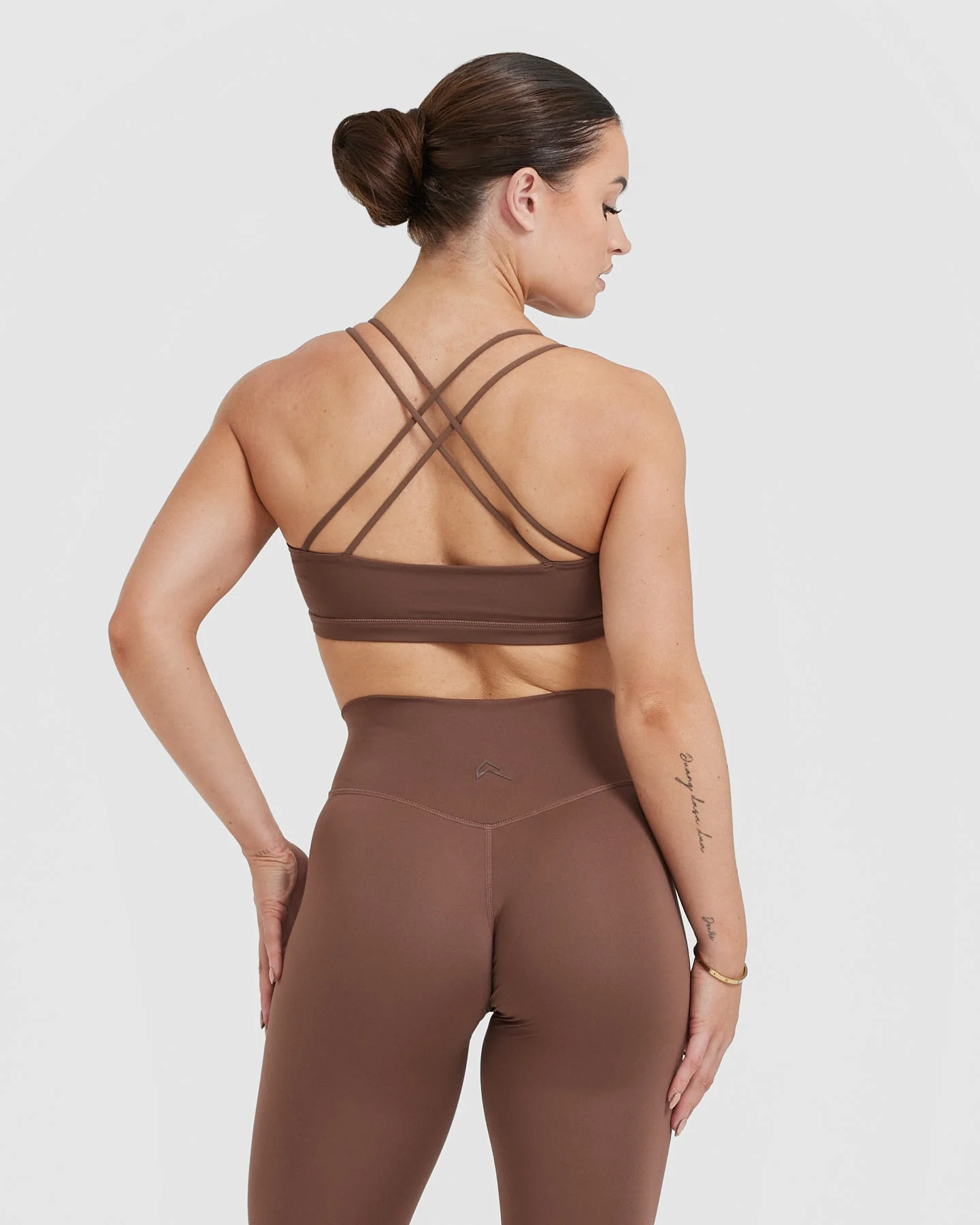 Everyday Cross Over Bralette | Chestnut - Image 2