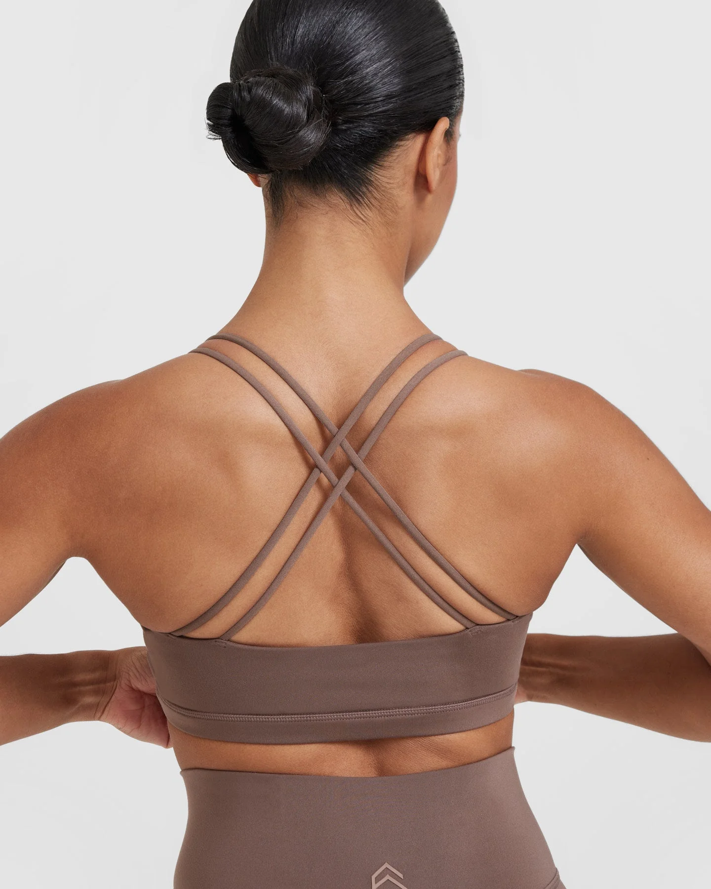 Everyday Cross Over Bralette | Cool Brown - Image 5