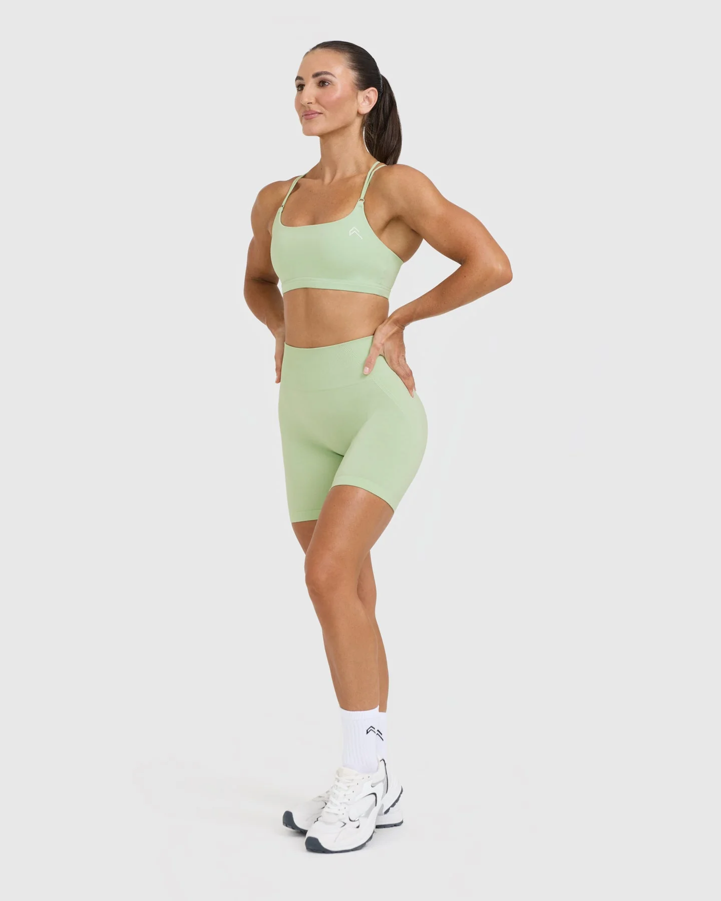 Everyday Cross Over Bralette | Mint Green - Image 3