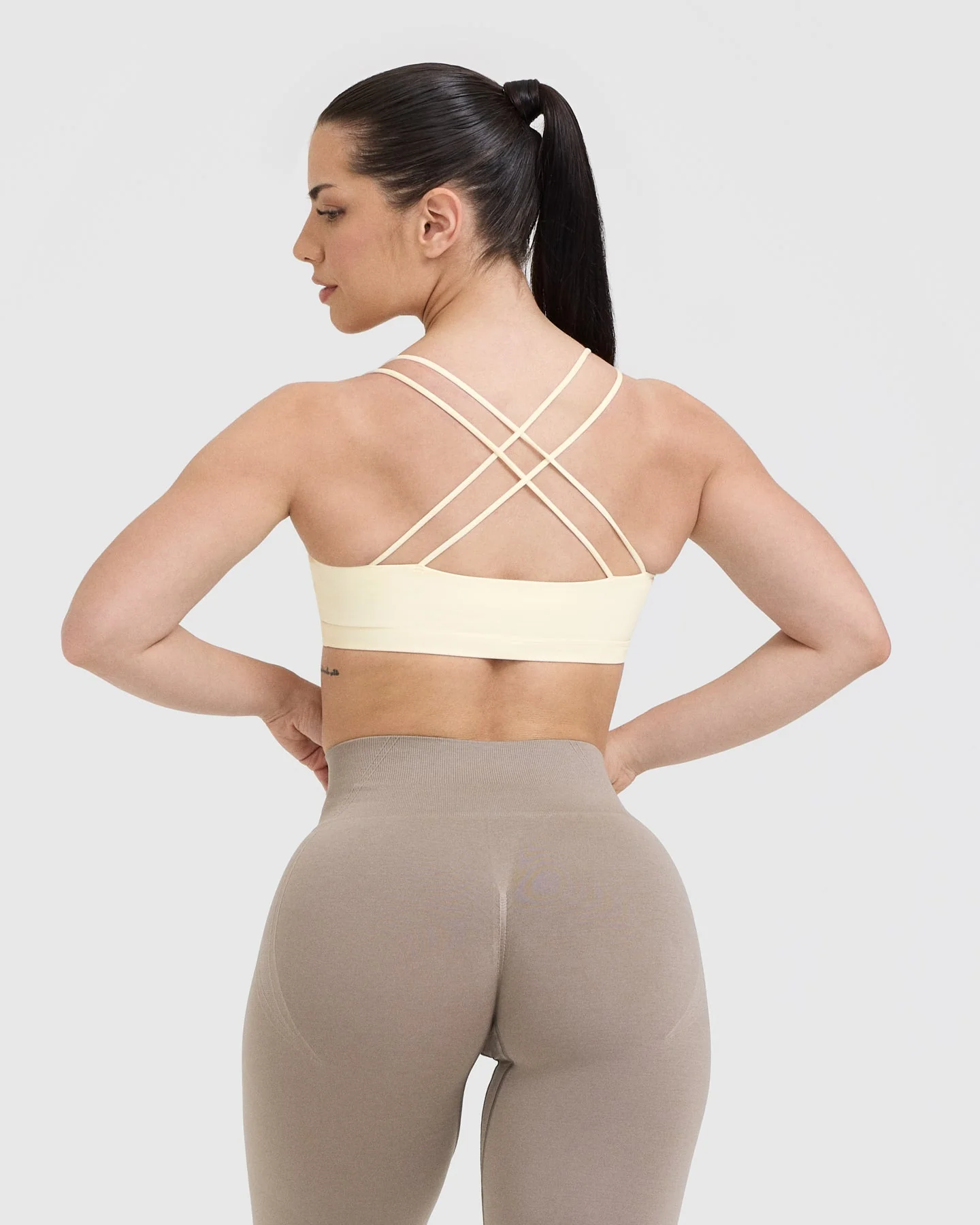Everyday Cross Over Bralette | Off White - Image 2