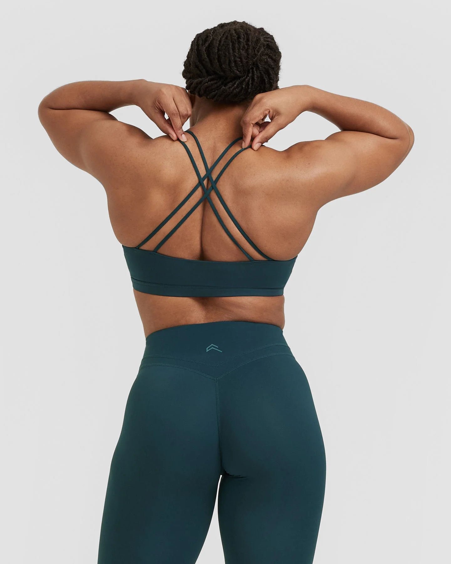 Everyday Cross Over Bralette | Oil Blue - Image 2