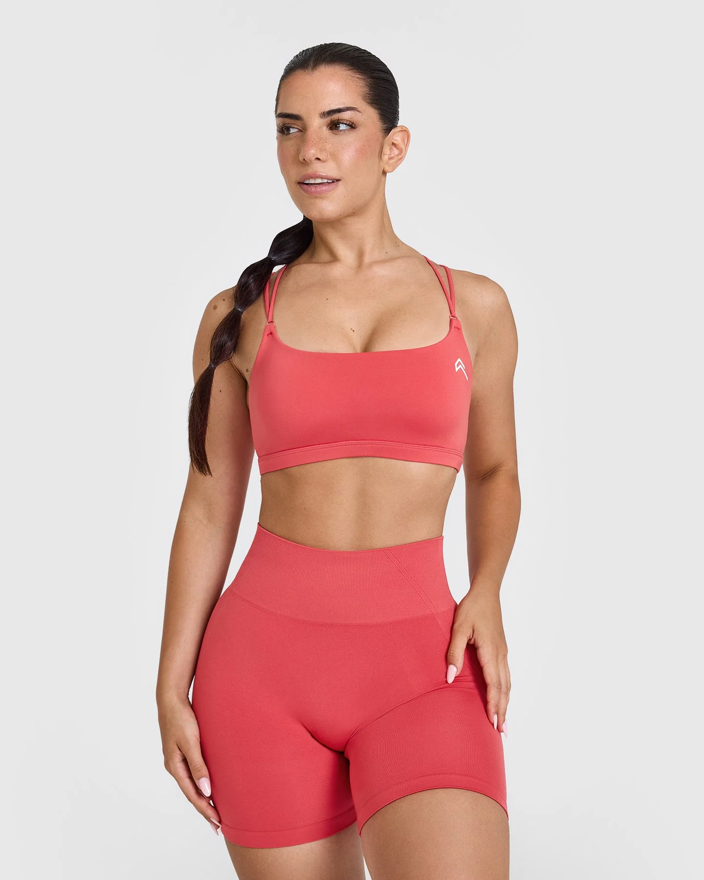 Everyday Cross Over Bralette | Sweet Red