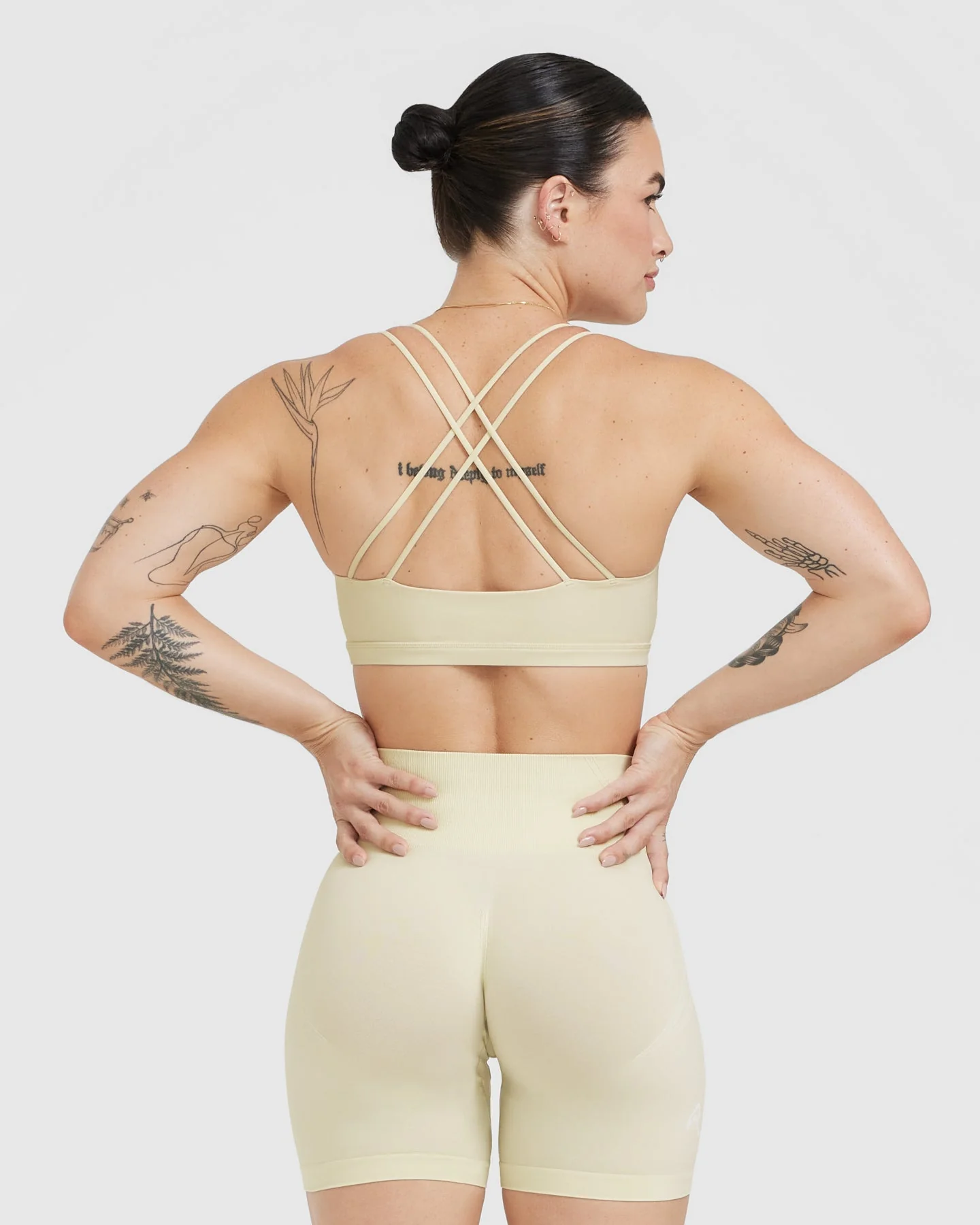 Everyday Cross Over Bralette | Vanilla - Image 2