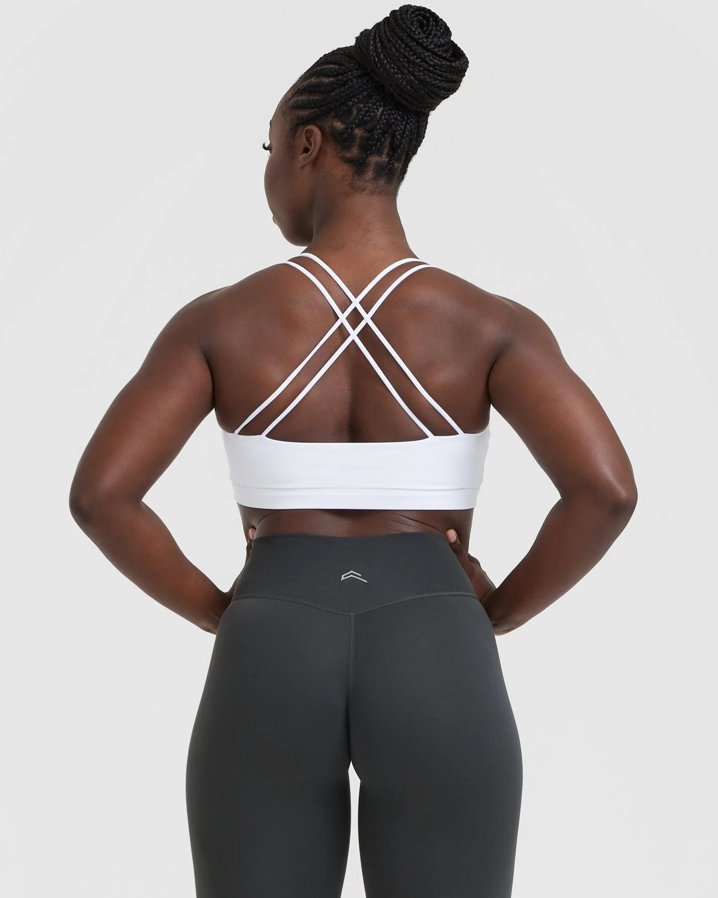 Everyday Cross Over Bralette | White - Image 2
