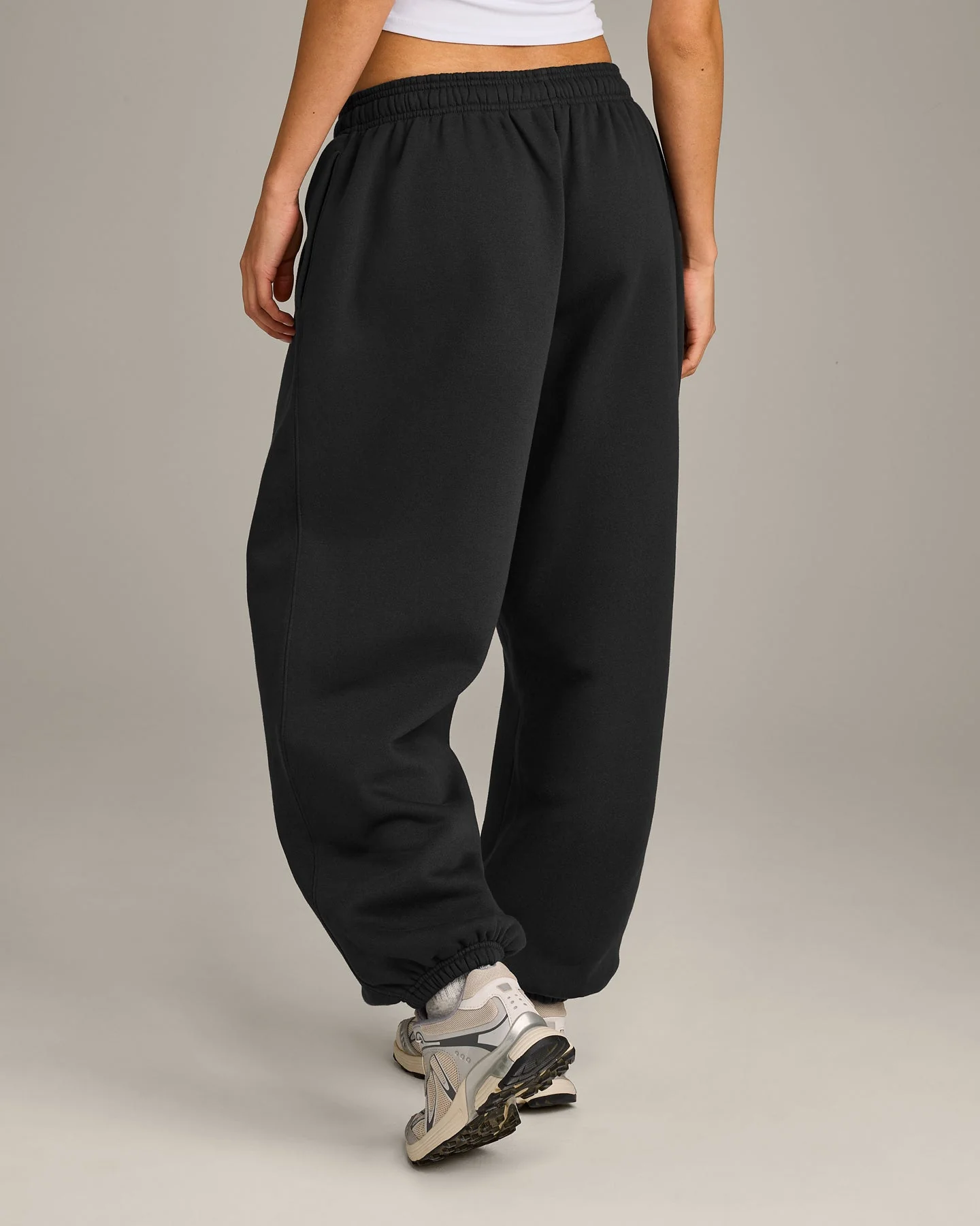 Foundations Cosy Oversized Joggers | Soft Black - Image 2