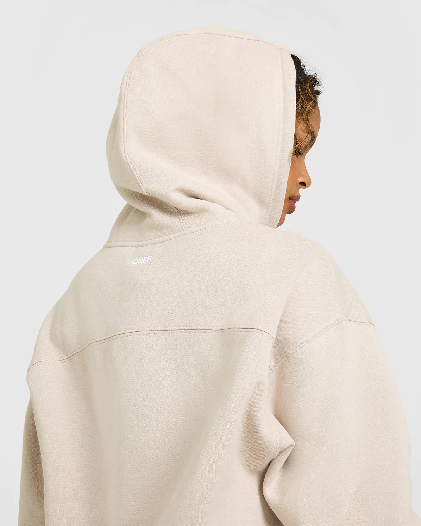 Foundations Oversized Hoodie | Sand - Image 4