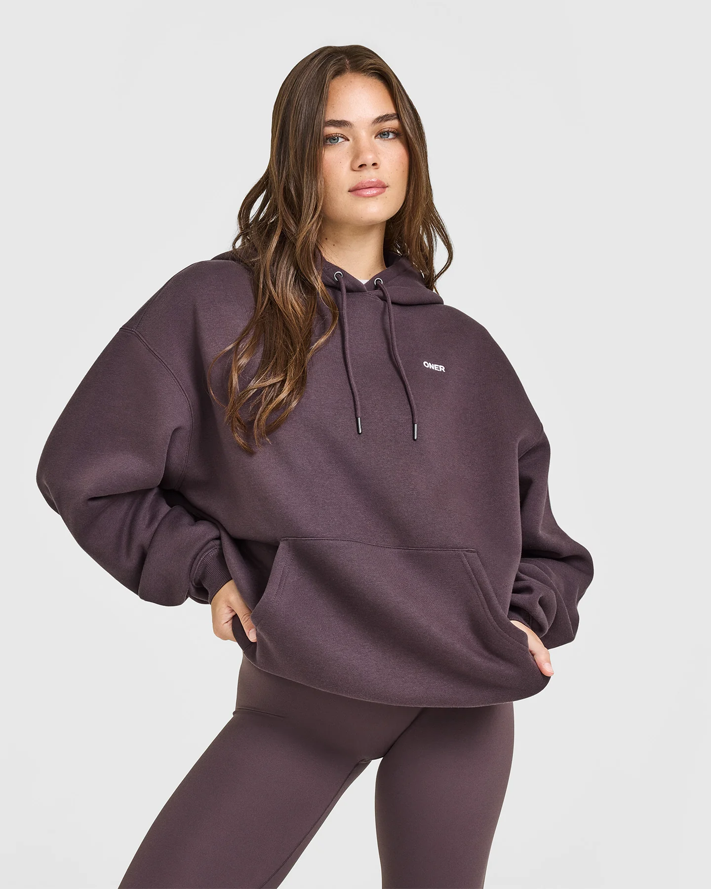 Foundations Oversized Hoodie | Umber Brown
