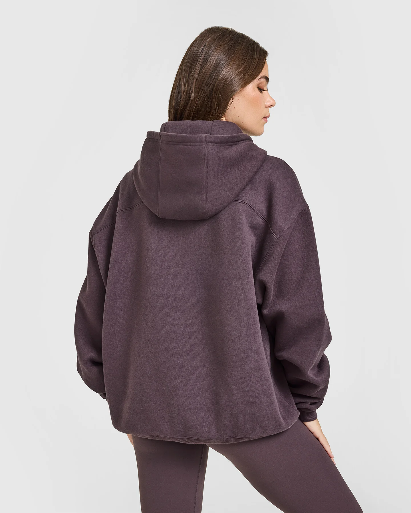 Foundations Oversized Hoodie | Umber Brown - Image 2