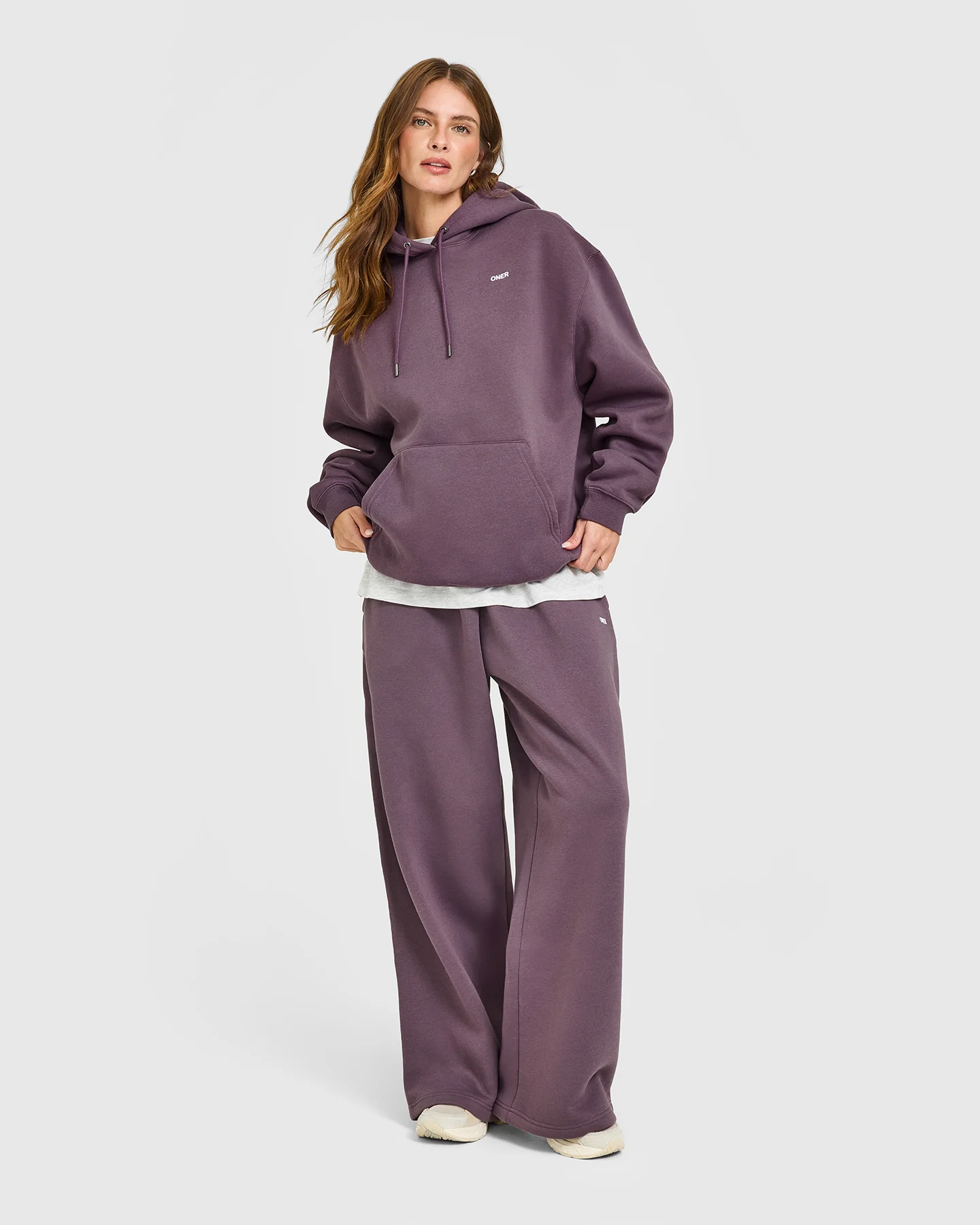 Foundations Oversized Hoodie | Vintage Purple - Image 3
