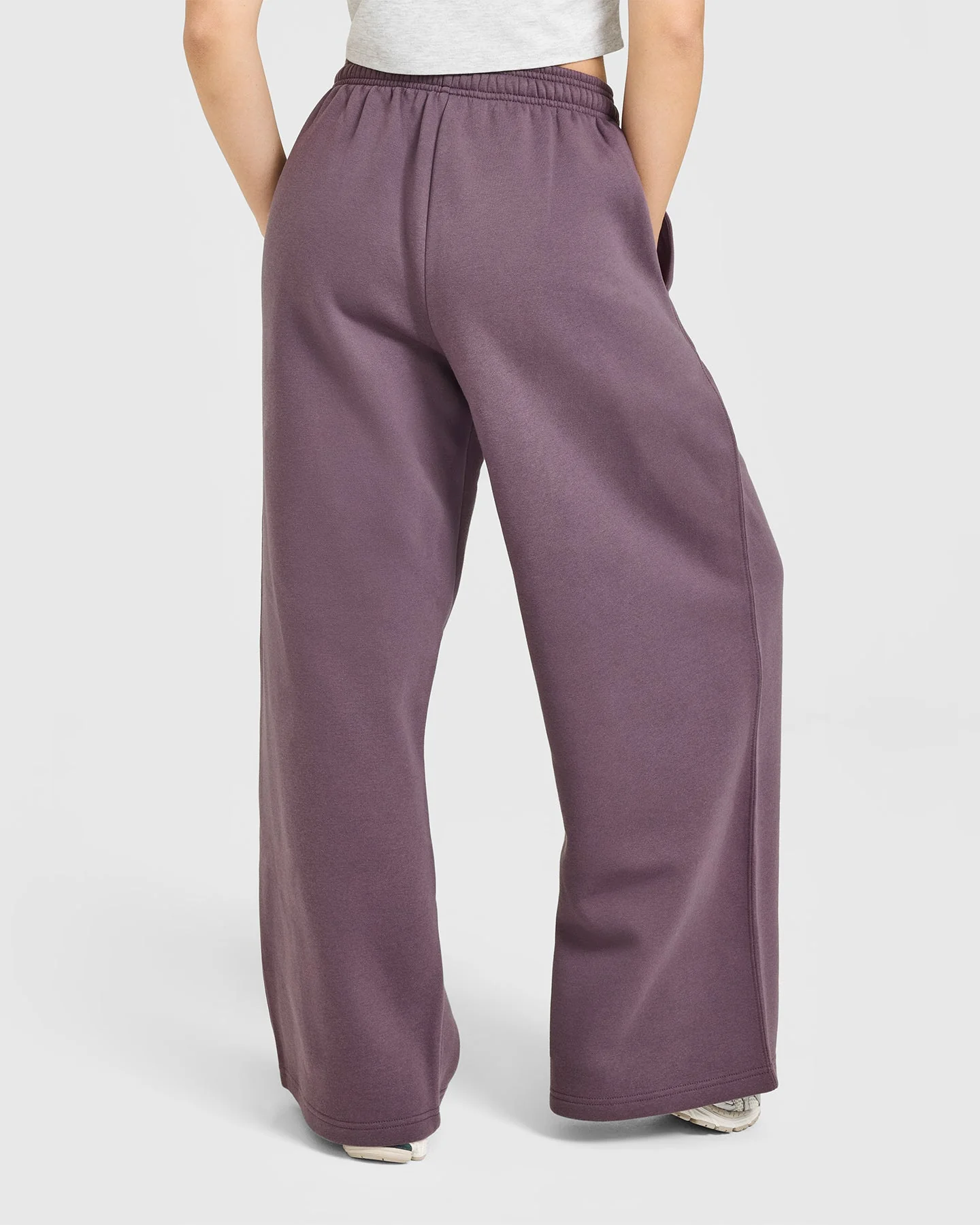 Foundations Oversized Straight Leg Joggers | Vintage Purple - Image 2