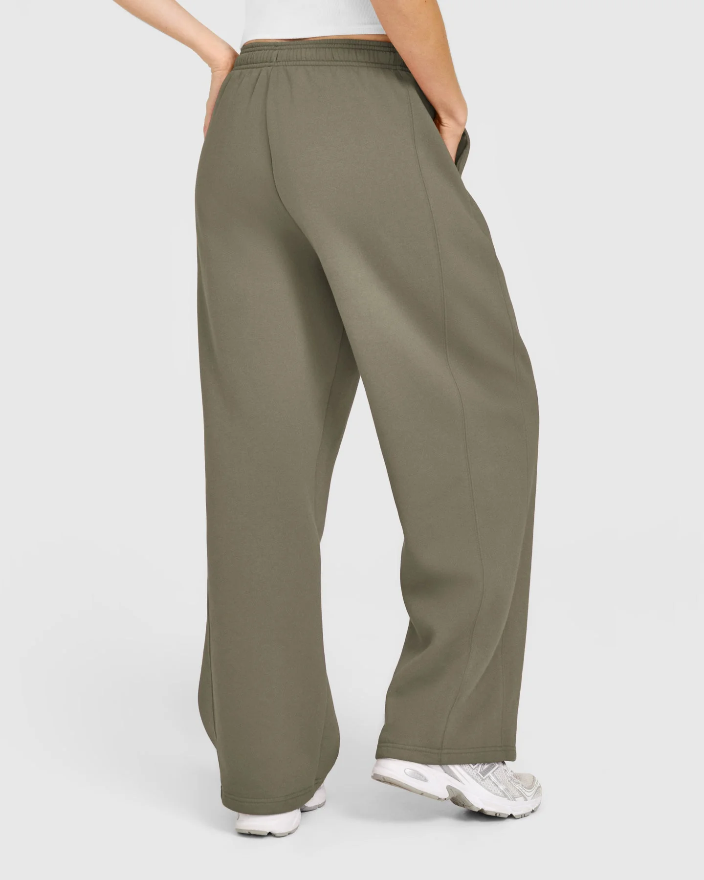 Foundations Straight Leg Joggers | Alpine Green - Image 2