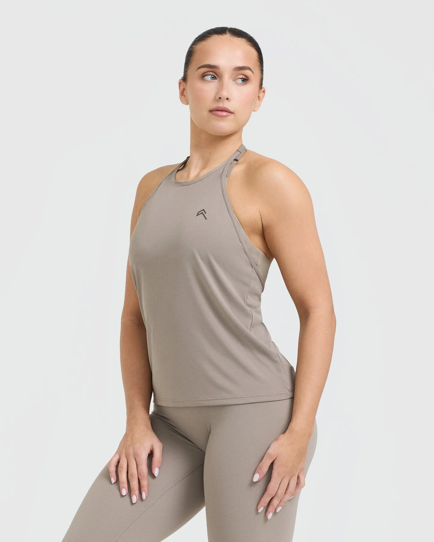 Go To High Neck Loose Crop Vest | Minky - Image 3