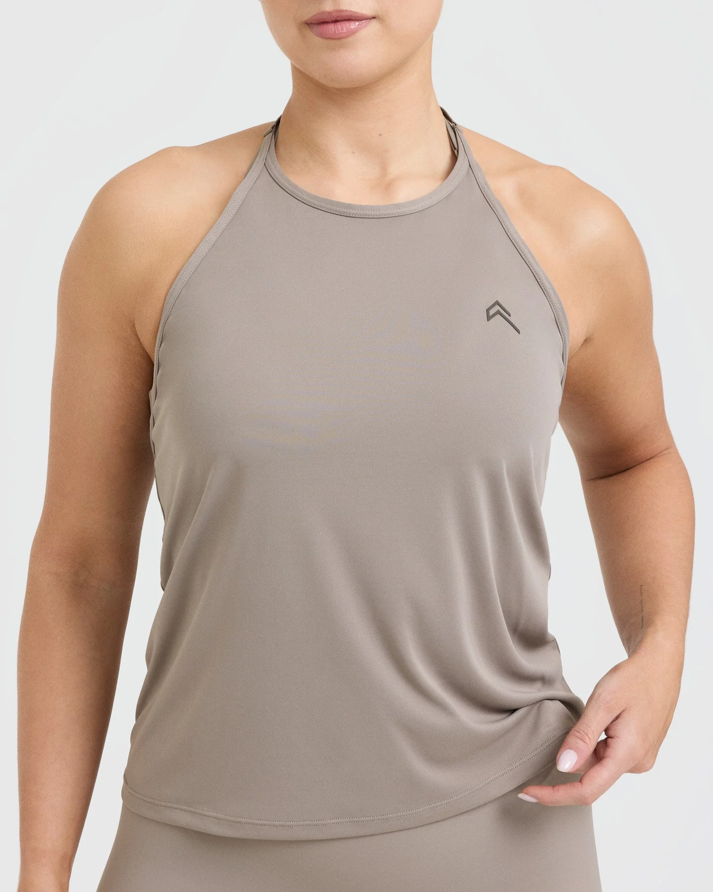 Go To High Neck Loose Crop Vest | Minky - Image 4
