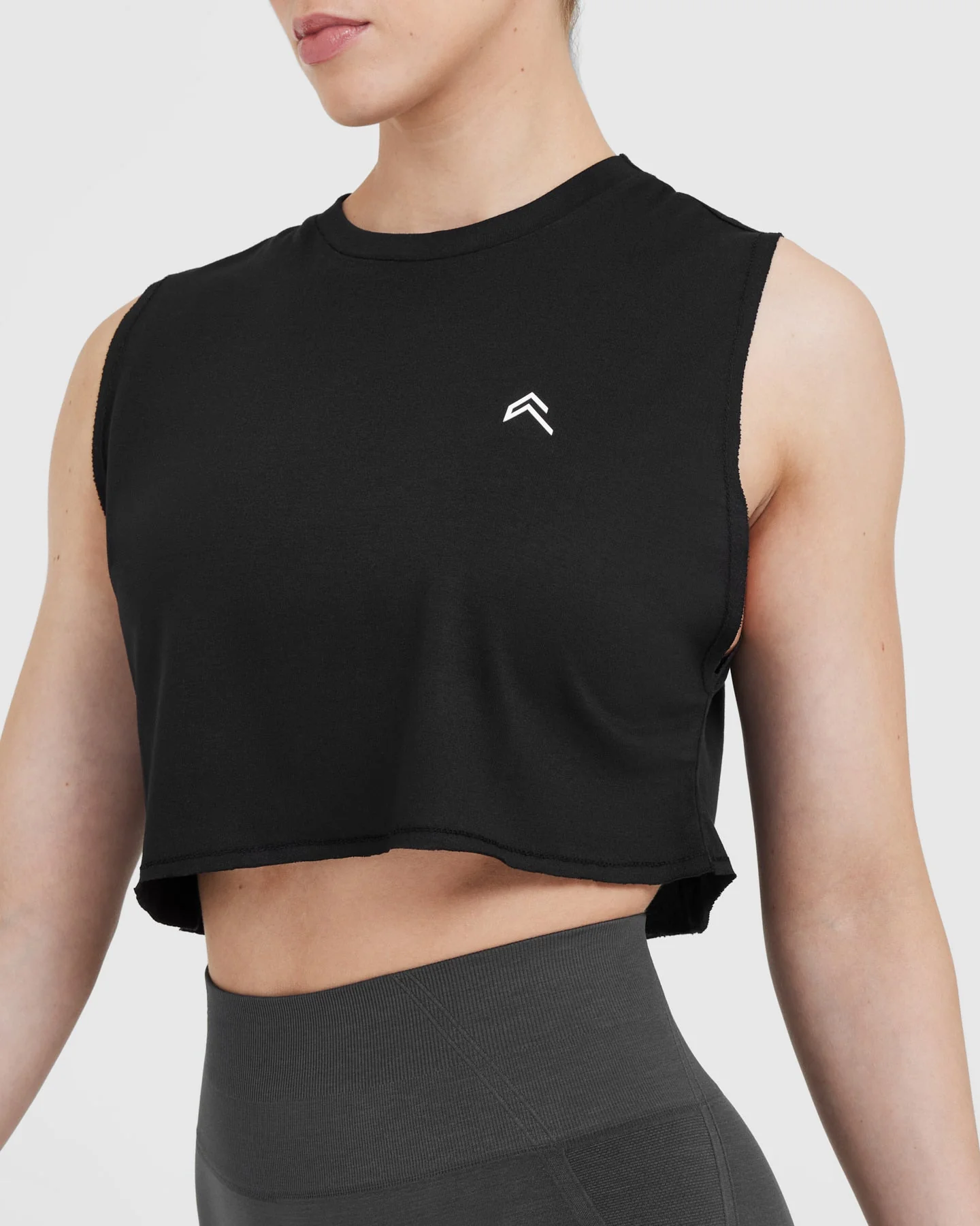 Go To Muscle Crop Vest | Black - Image 4