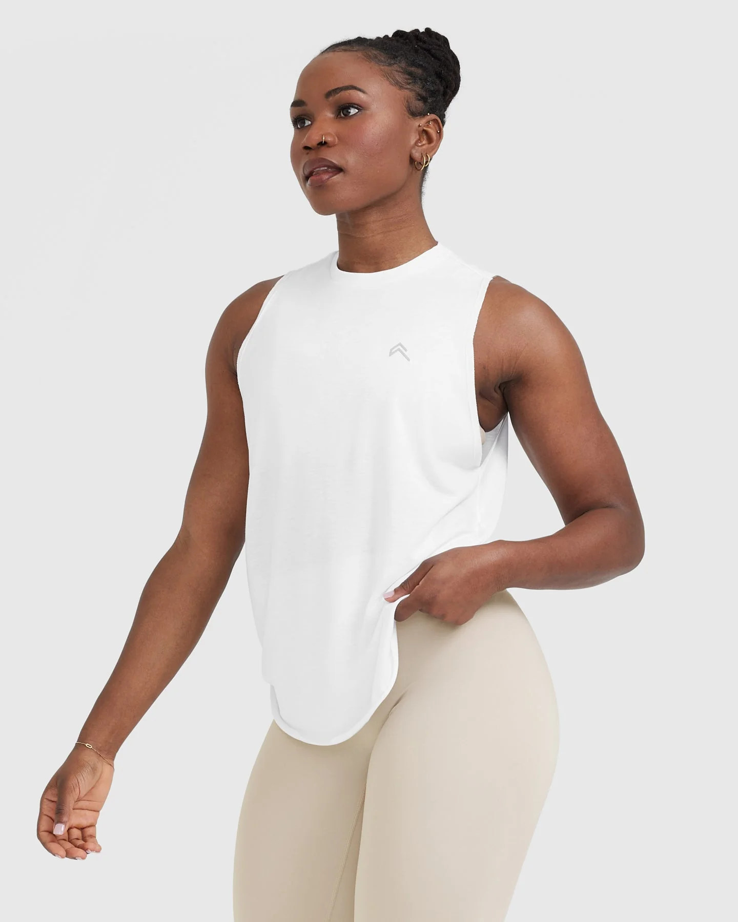 Go To Muscle Vest | White - Image 3