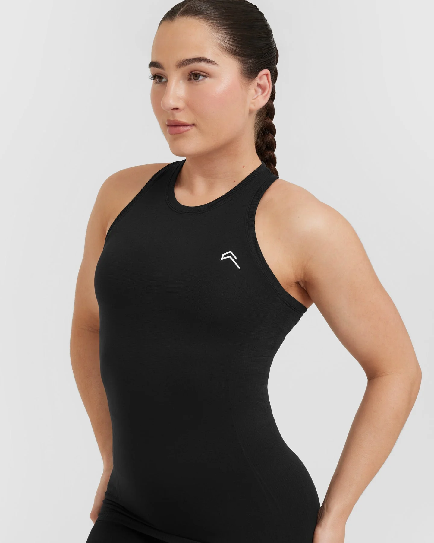 Go To Seamless Fitted High Neck Vest | Black - Image 4