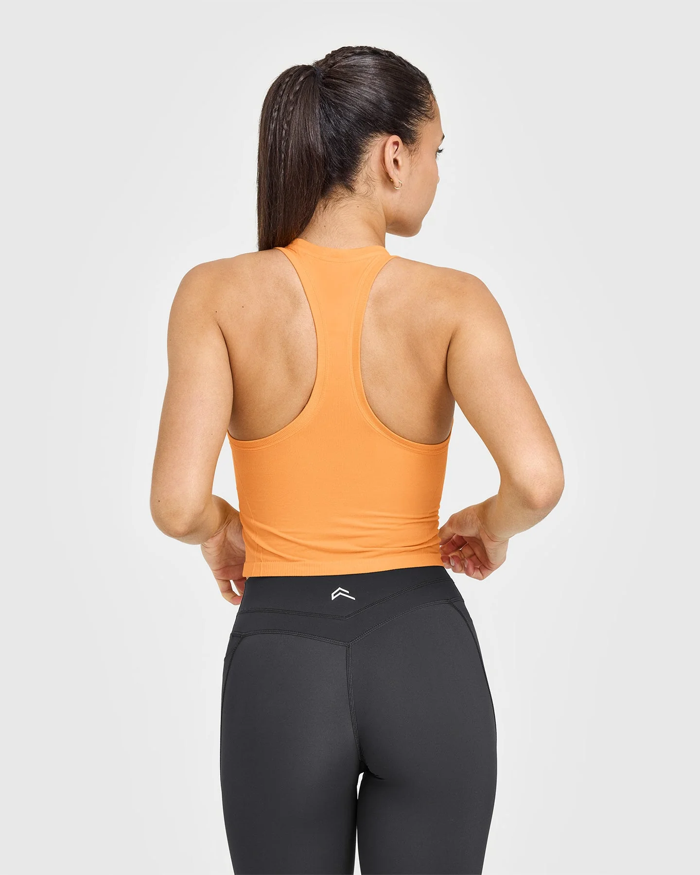 Go To Seamless Fitted Mid Vest | Powdered Orange - Image 4