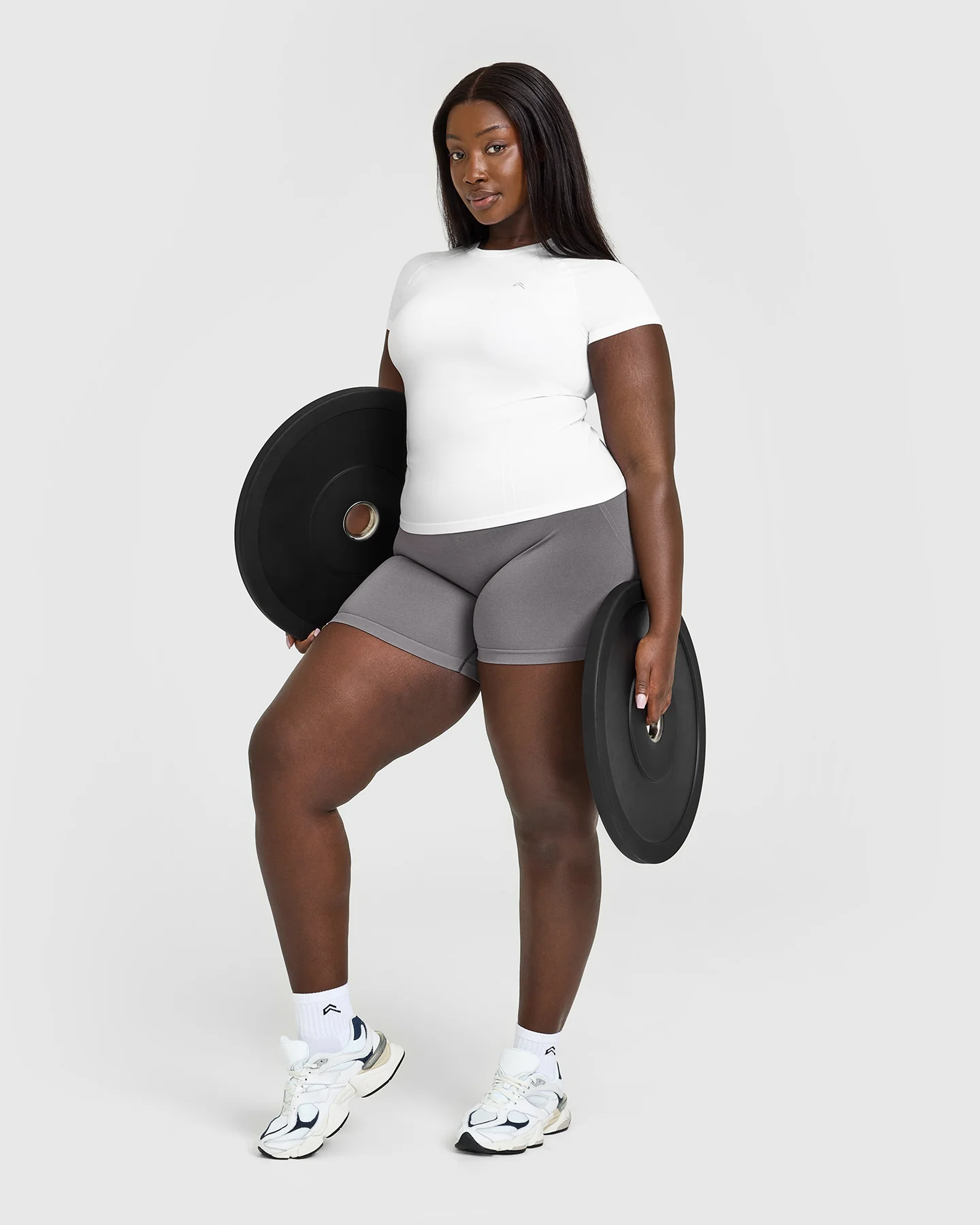Go To Seamless Fitted Top | White - Image 3