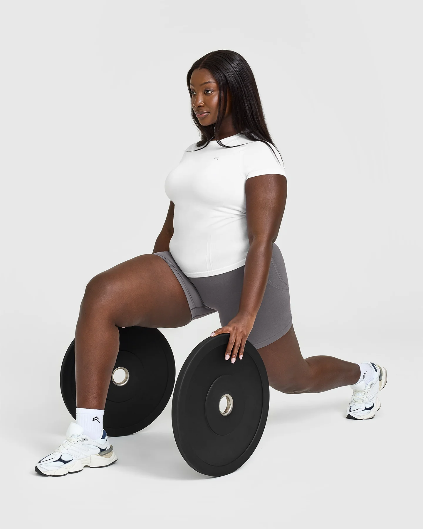 Go To Seamless Fitted Top | White - Image 6