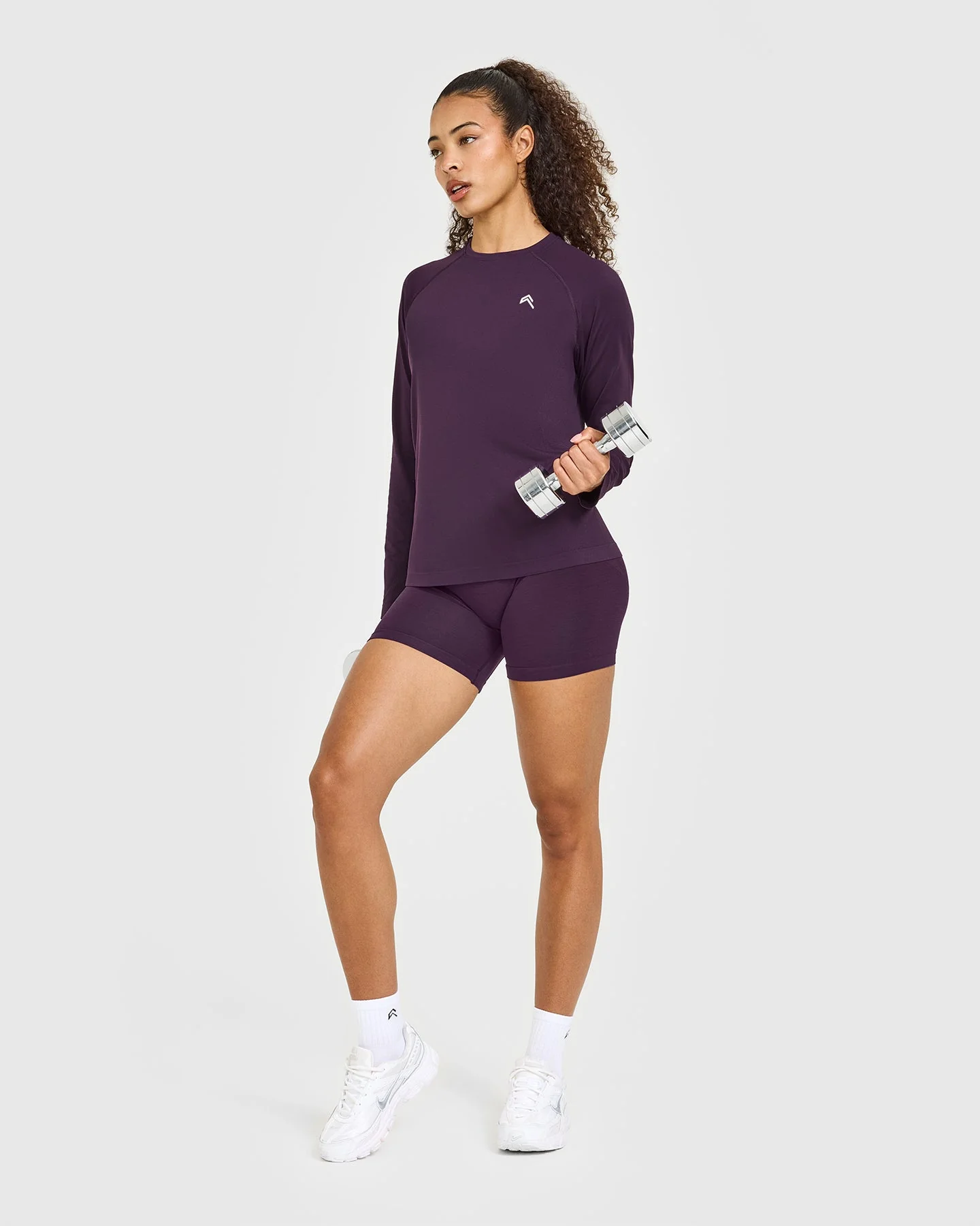 Go To Seamless Loose Long Sleeve Top | Blackberry Purple - Image 3