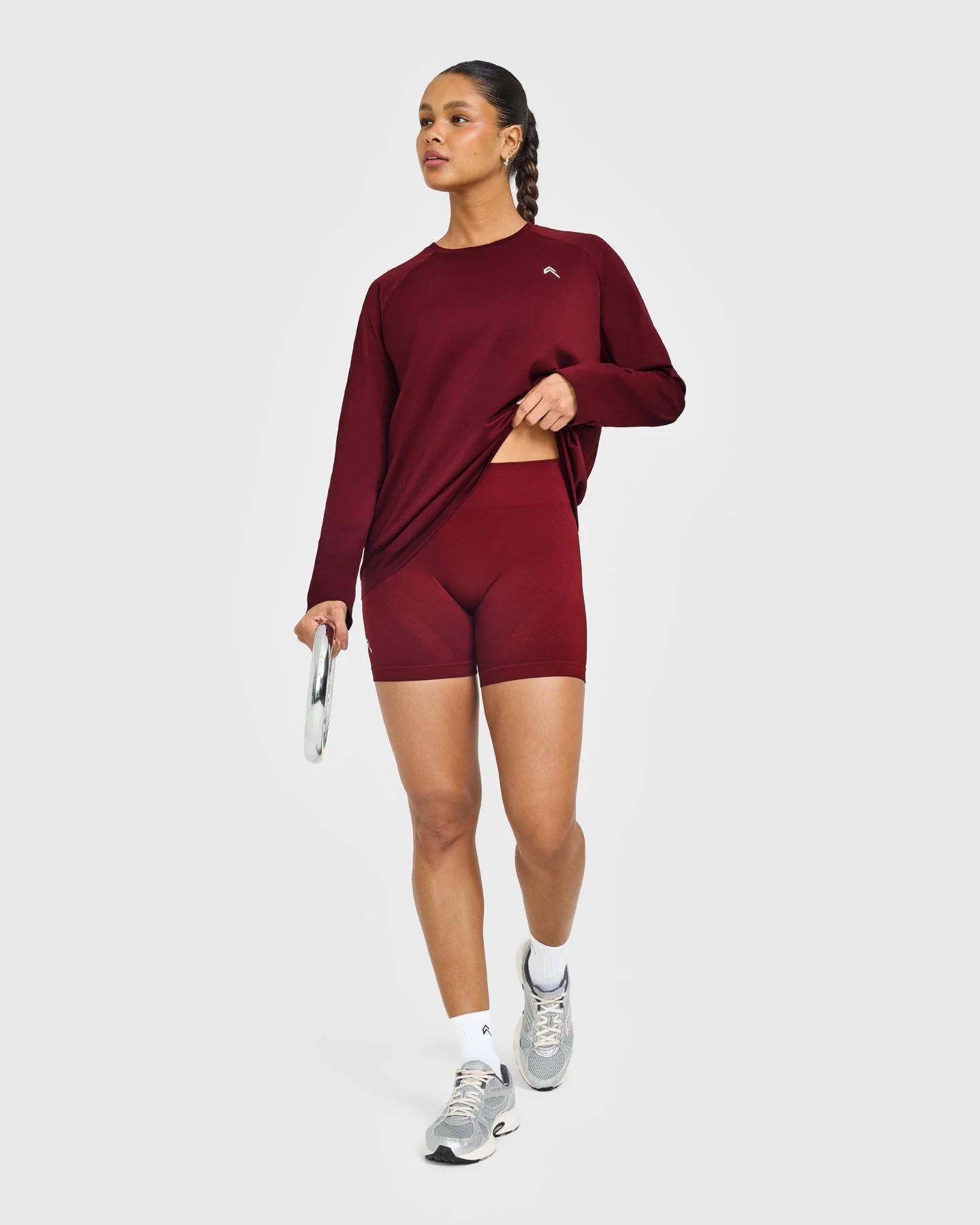 Go To Seamless Loose Long Sleeve Top | Rosewood - Image 3