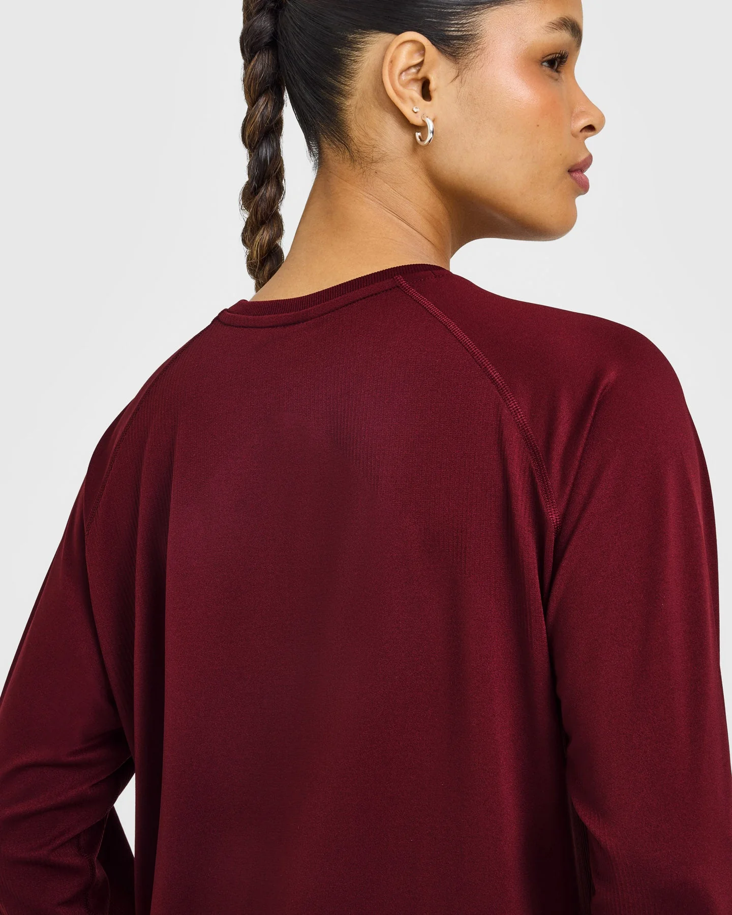 Go To Seamless Loose Long Sleeve Top | Rosewood - Image 4