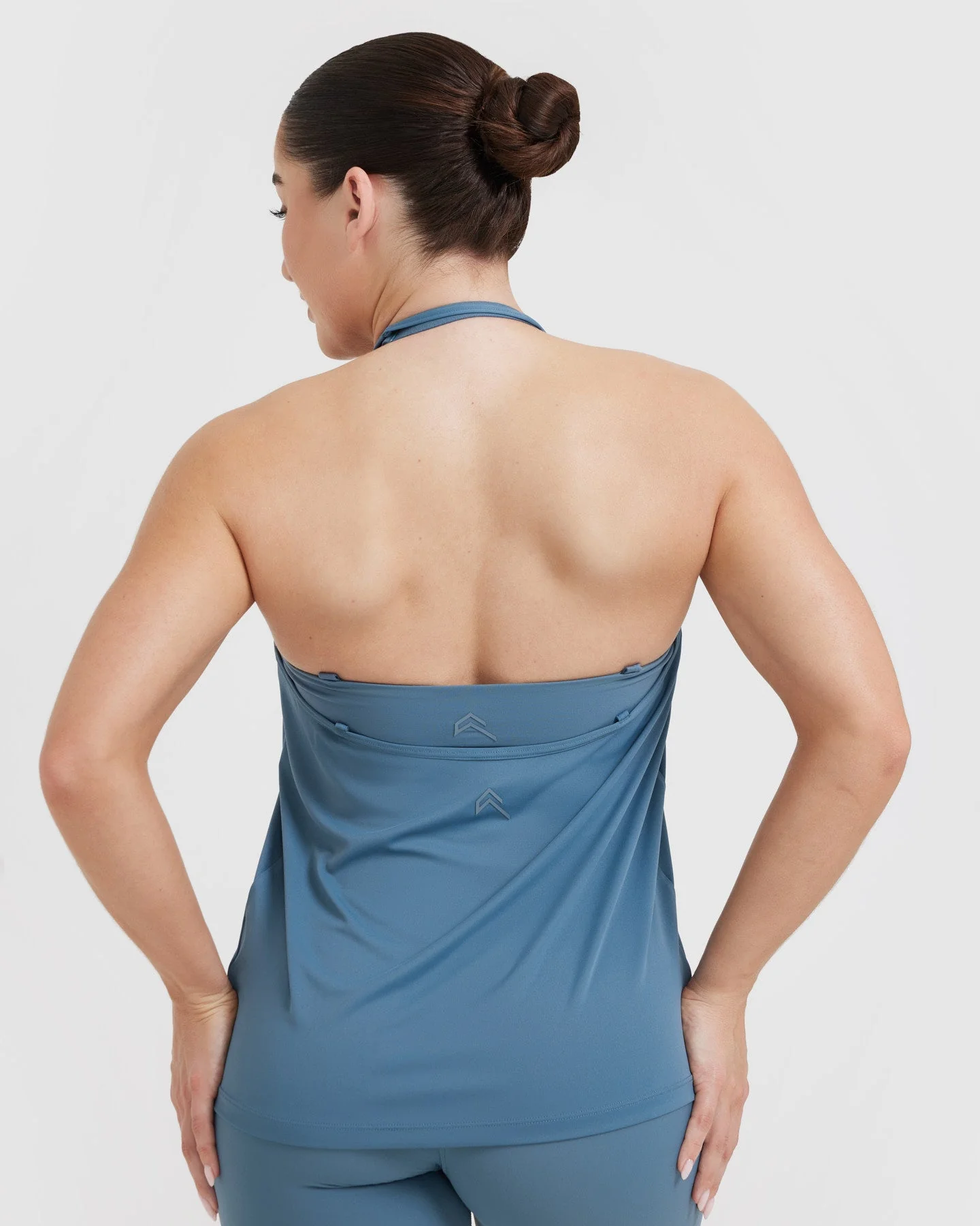 Go To Strappy Loose Vest | Moonstone Blue - Image 5