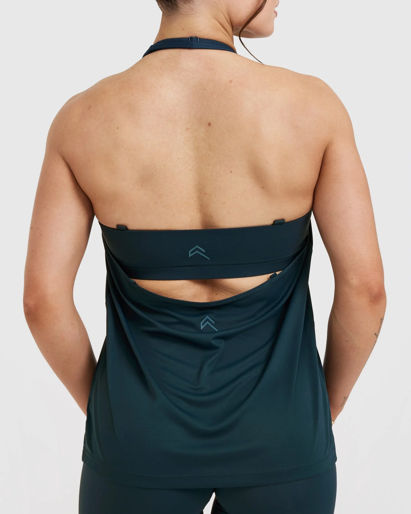 Go To Strappy Loose Vest | Oil Blue - Image 4