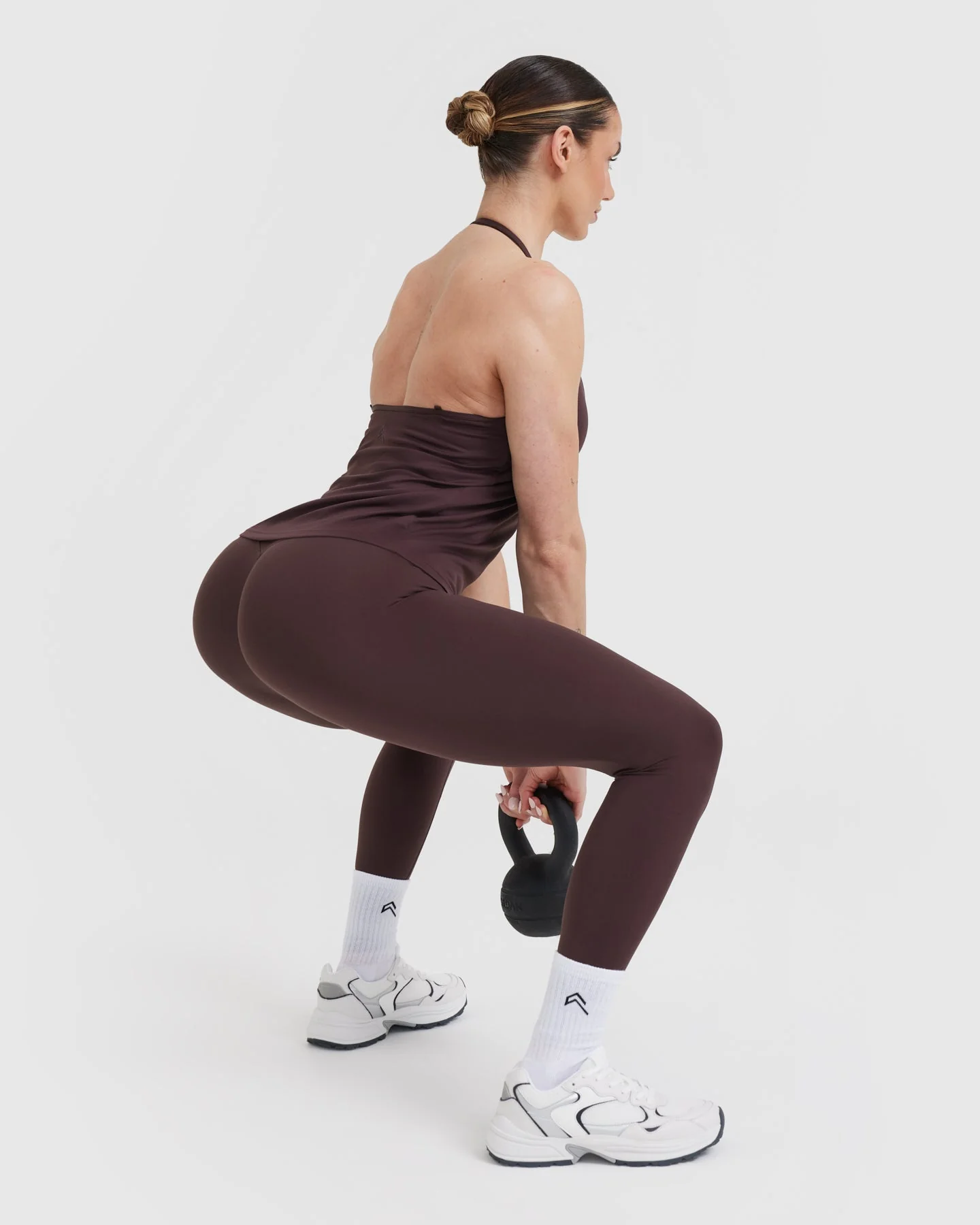 Go To Strappy Loose Vest | Plum Brown - Image 6