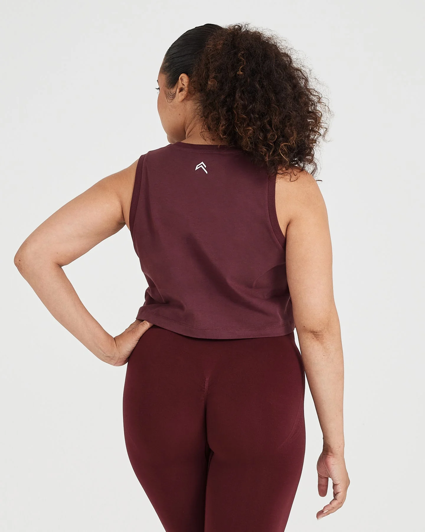 Graphic Jersey Tank | Washed Rosewood - Image 2