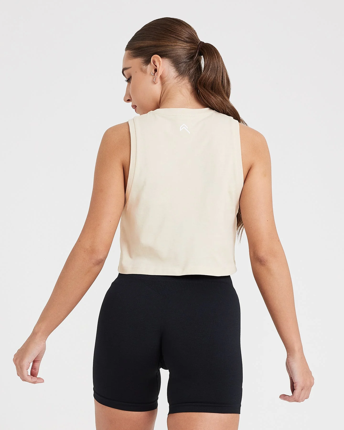 Graphic Jersey Tank | Washed Sand - Image 2