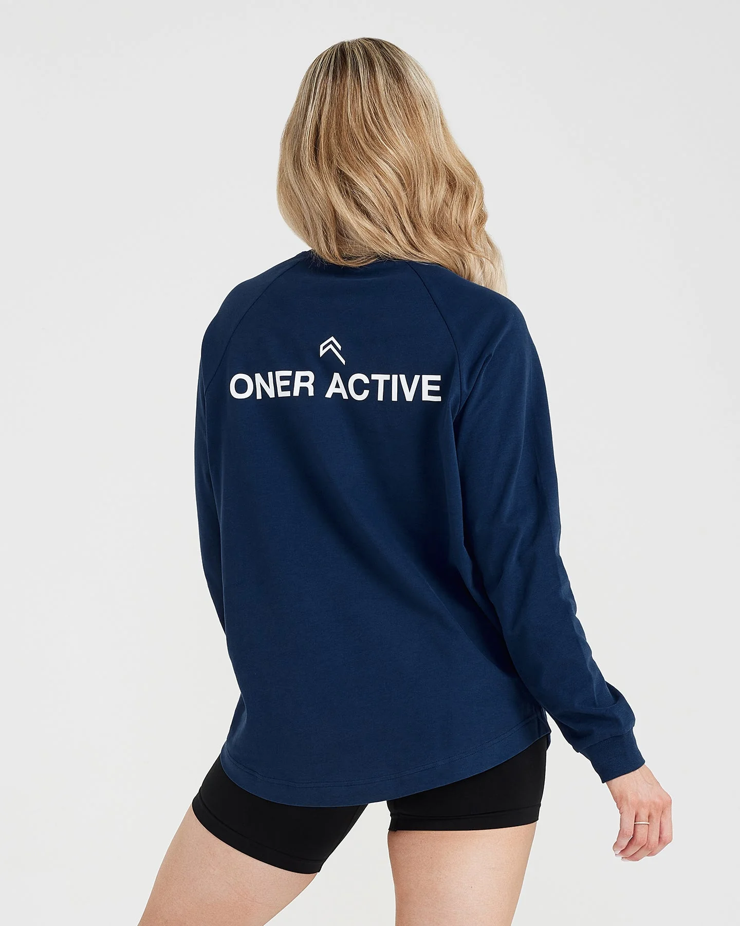 Graphic Oversized Long Sleeve Tee | Washed Midnight - Image 4