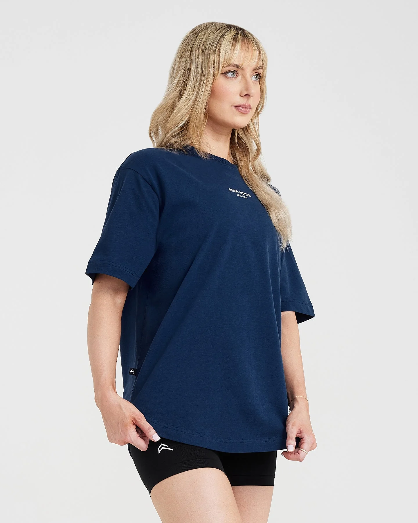 Graphic Oversized Short Sleeve Tee | Washed Midnight - Image 2