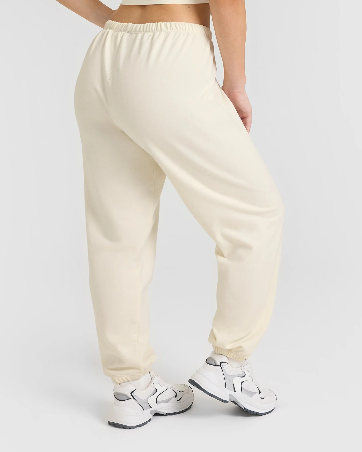 Lightweight Joggers with Printed Logo | Off White - Image 2