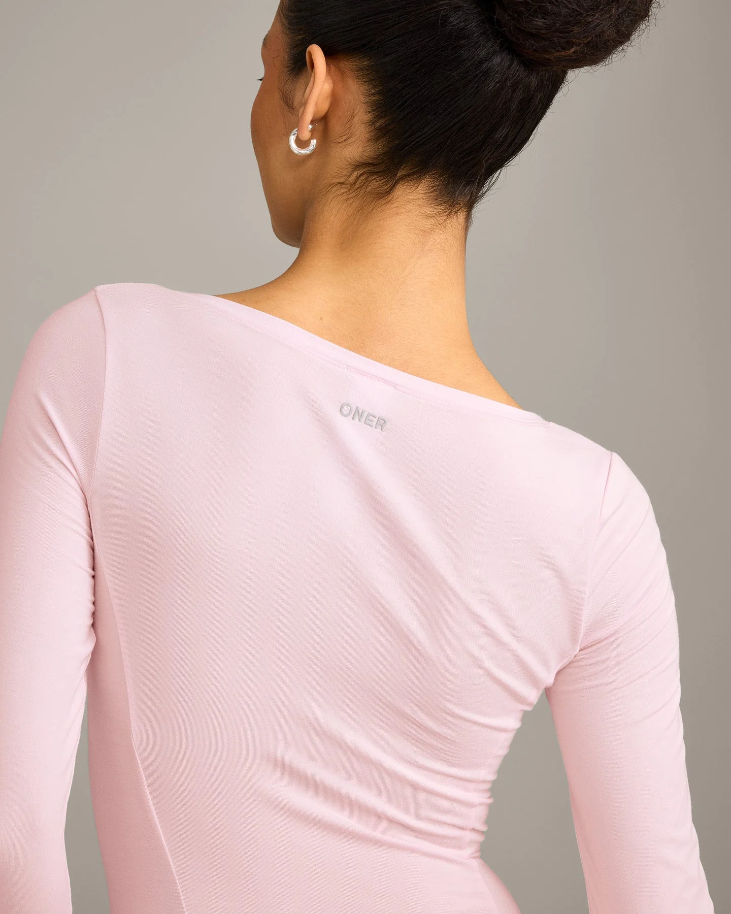 Mellow™ Motion Wide V Neck Long Sleeve Top | Soft Girl Pink - Image 5