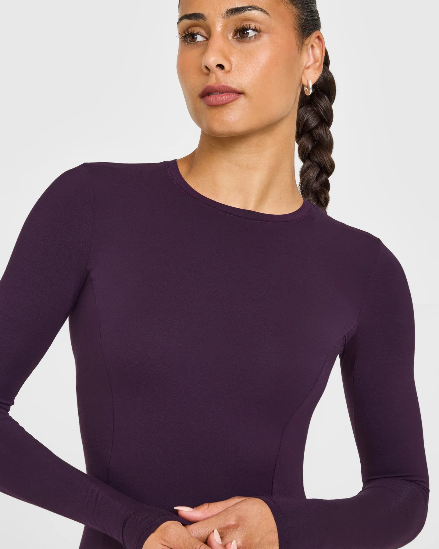 Mellow™ Soft Long Sleeve Top | Blackberry Purple - Image 2