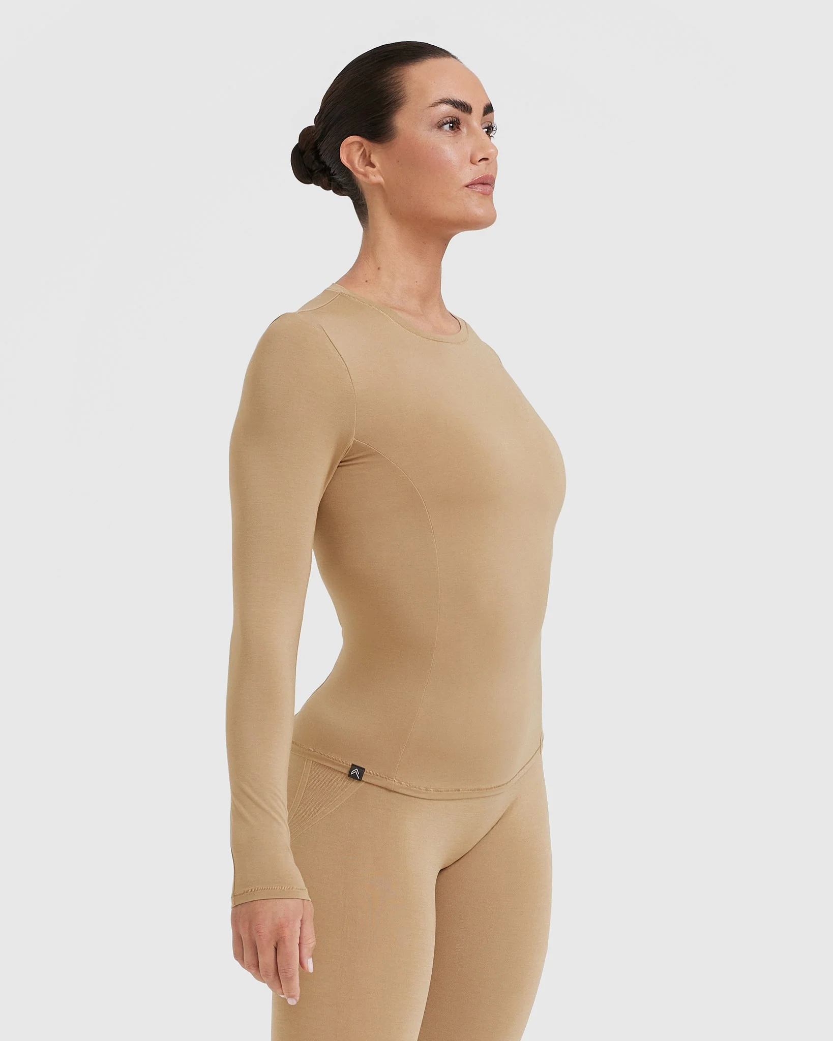 Mellow™ Soft Long Sleeve Top | Dune Brown - Image 3