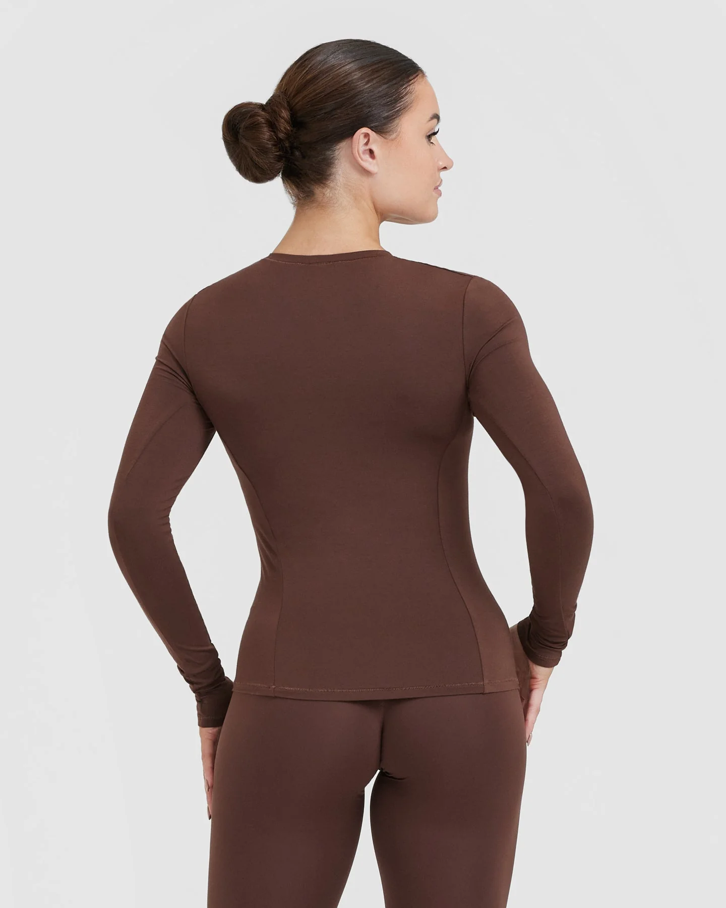 Mellow™ Soft Long Sleeve Top | Espresso - Image 2