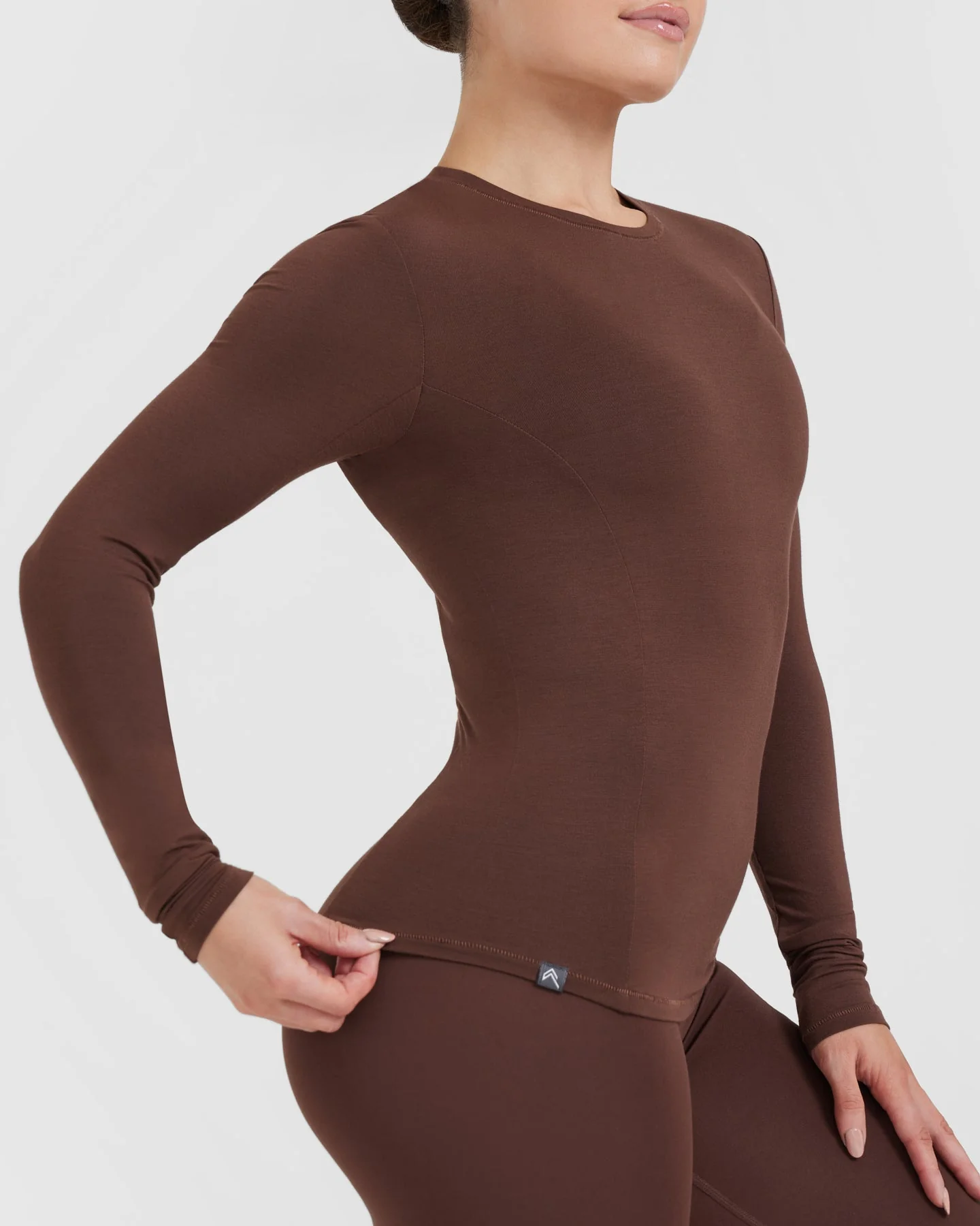 Mellow™ Soft Long Sleeve Top | Espresso - Image 5