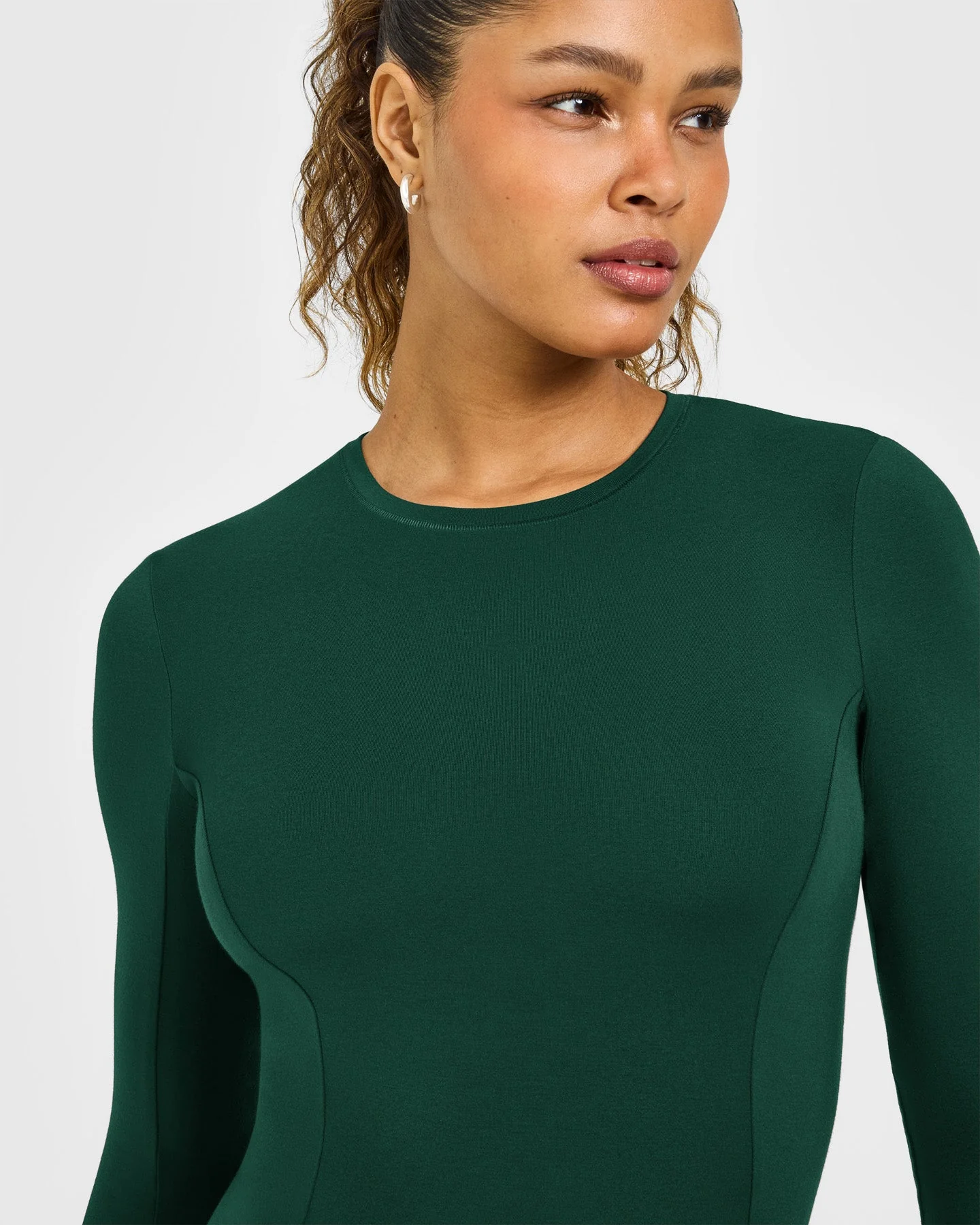 Mellow™ Soft Long Sleeve Top | Racing Green - Image 3