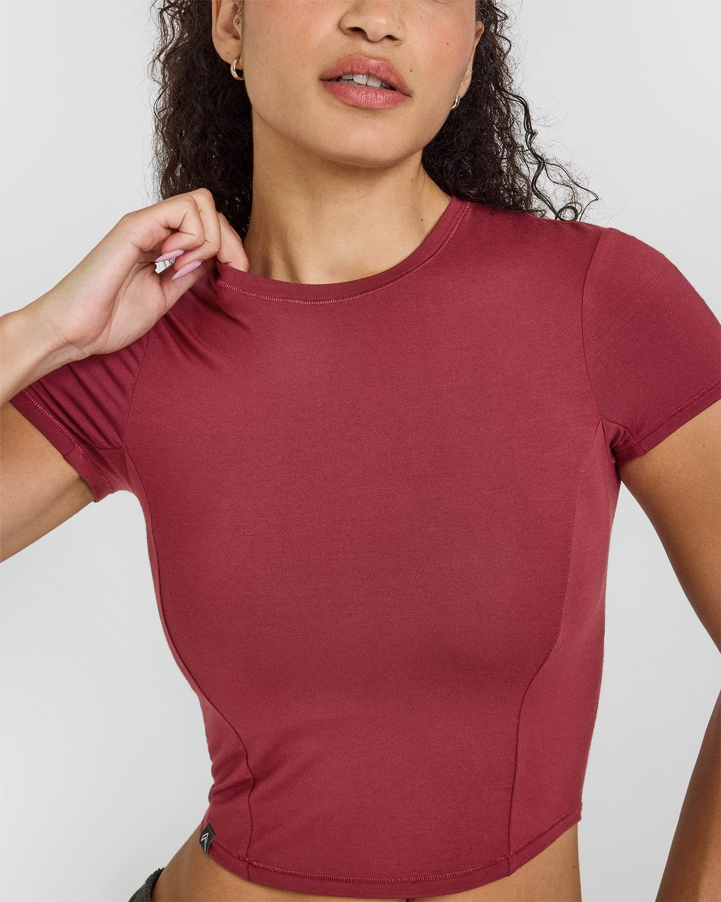 Mellow™ Soft Mid Short Sleeve T-Shirt | Burnt Cherry - Image 4