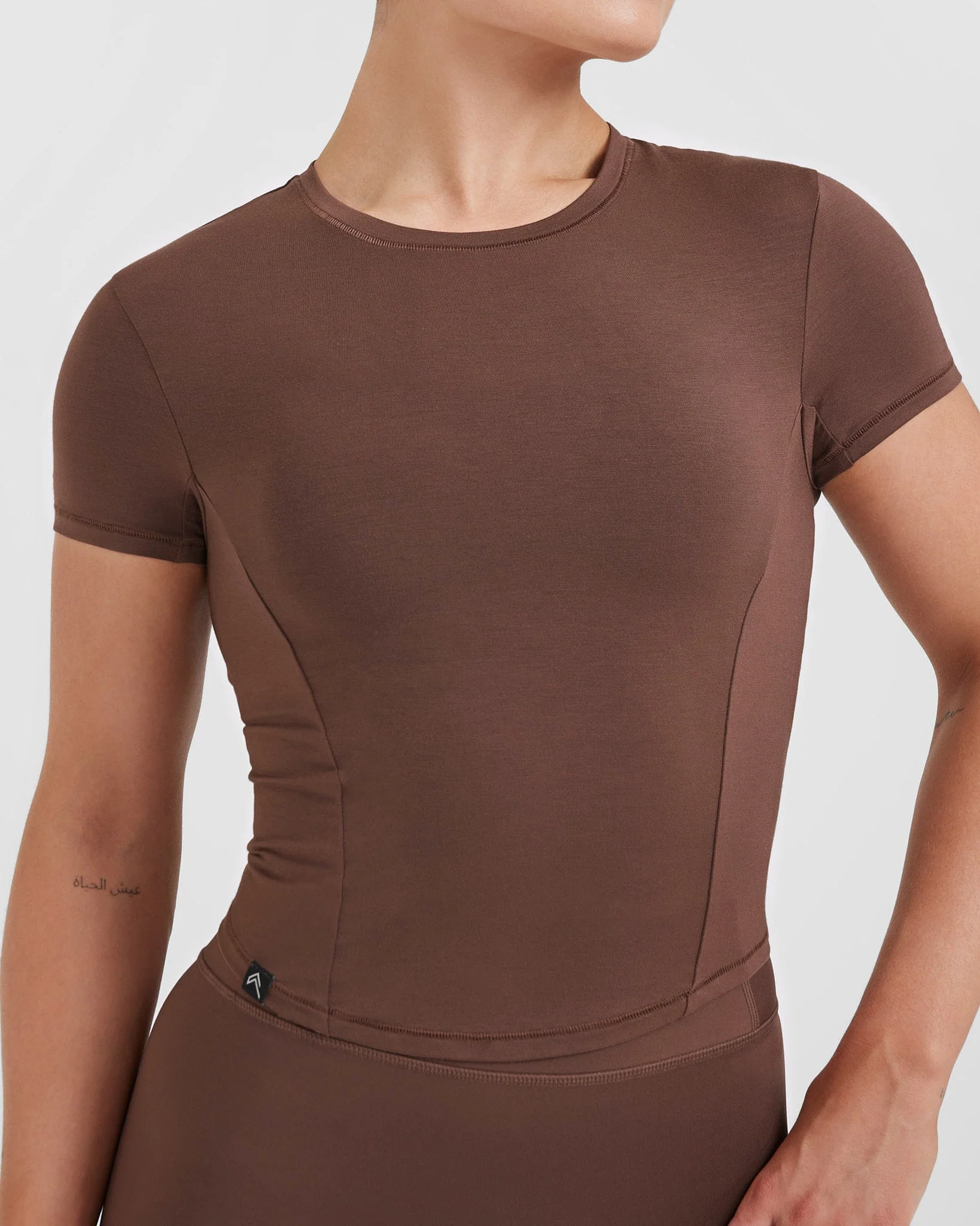 Mellow™ Soft Mid Short Sleeve T-Shirt | Chestnut - Image 4