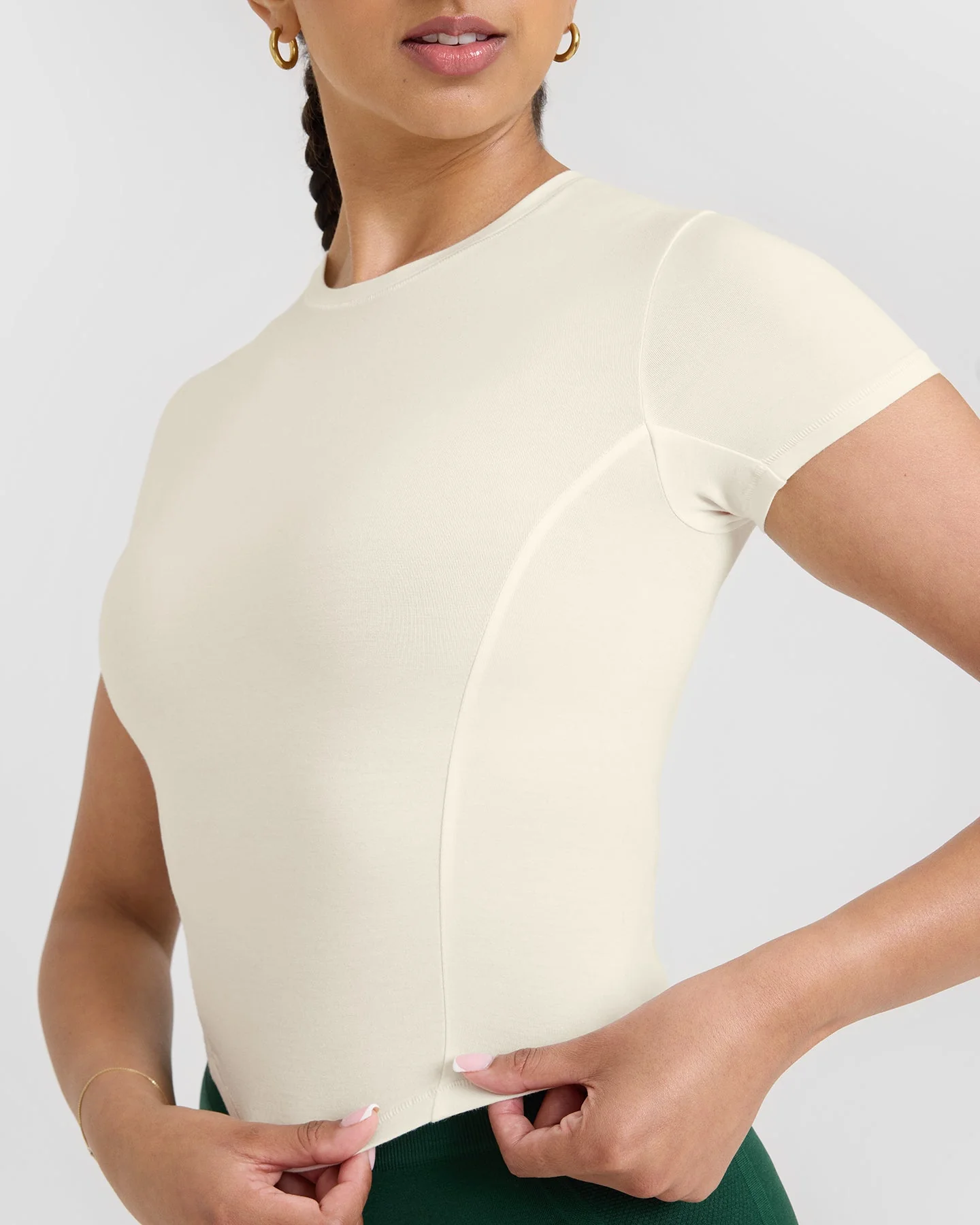 Mellow™ Soft Mid Short Sleeve T-Shirt | Off White - Image 5