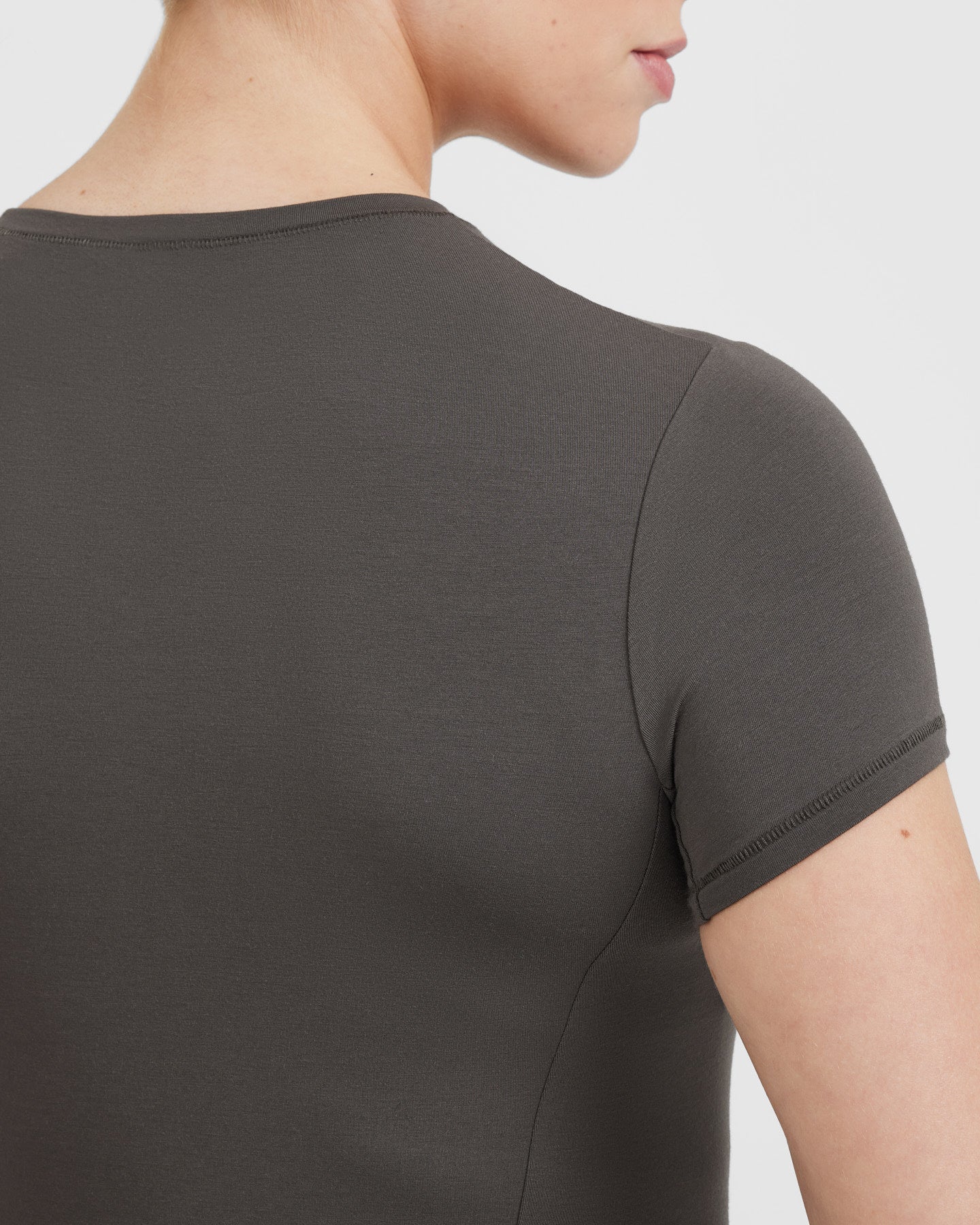 Mellow™ Soft Short Sleeve T-Shirt | Deep Taupe - Image 5