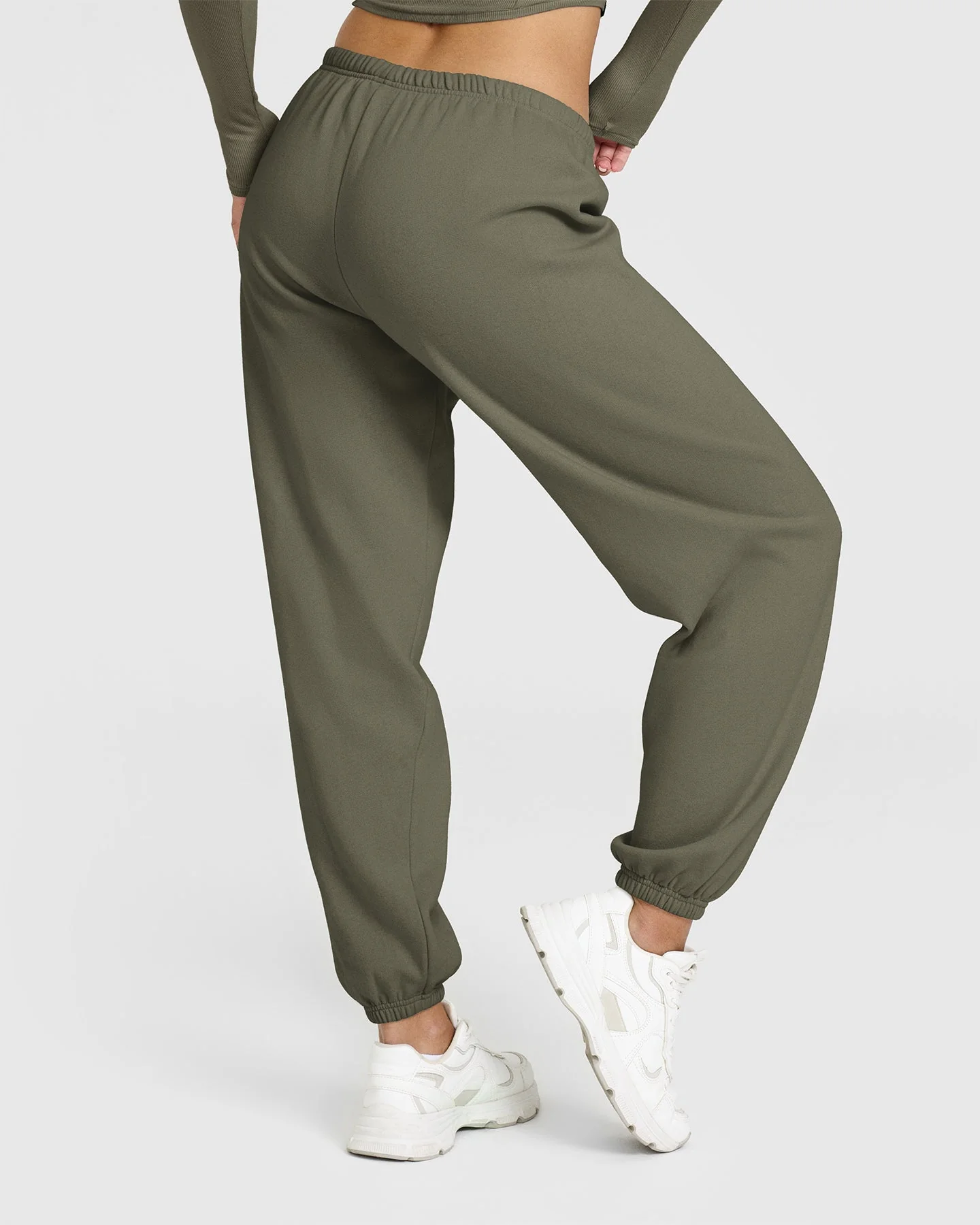 Mid Weight Joggers | Alpine Green - Image 2