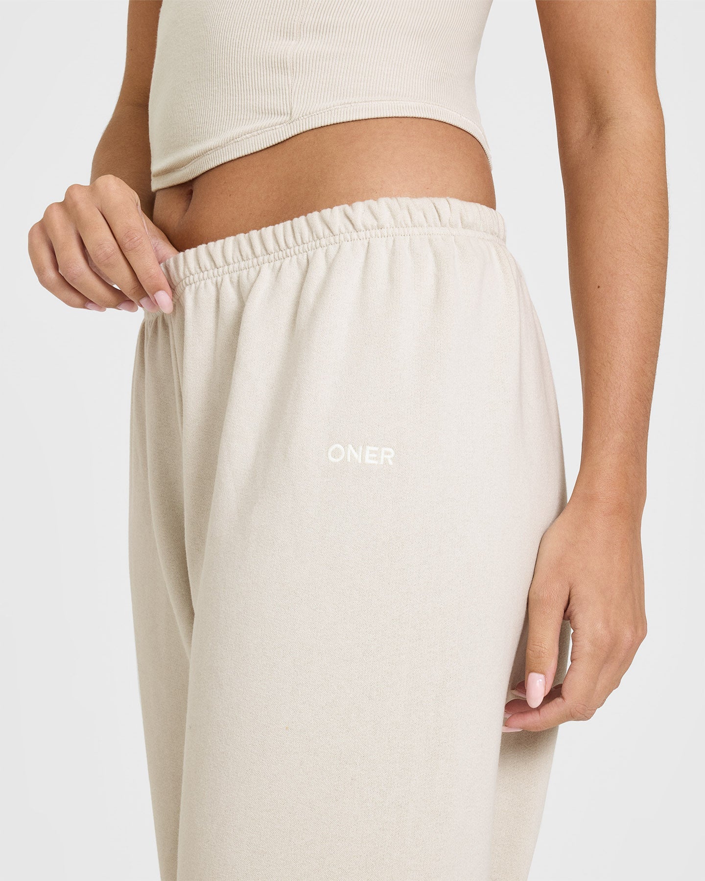 Mid Weight Joggers | Sand - Image 4