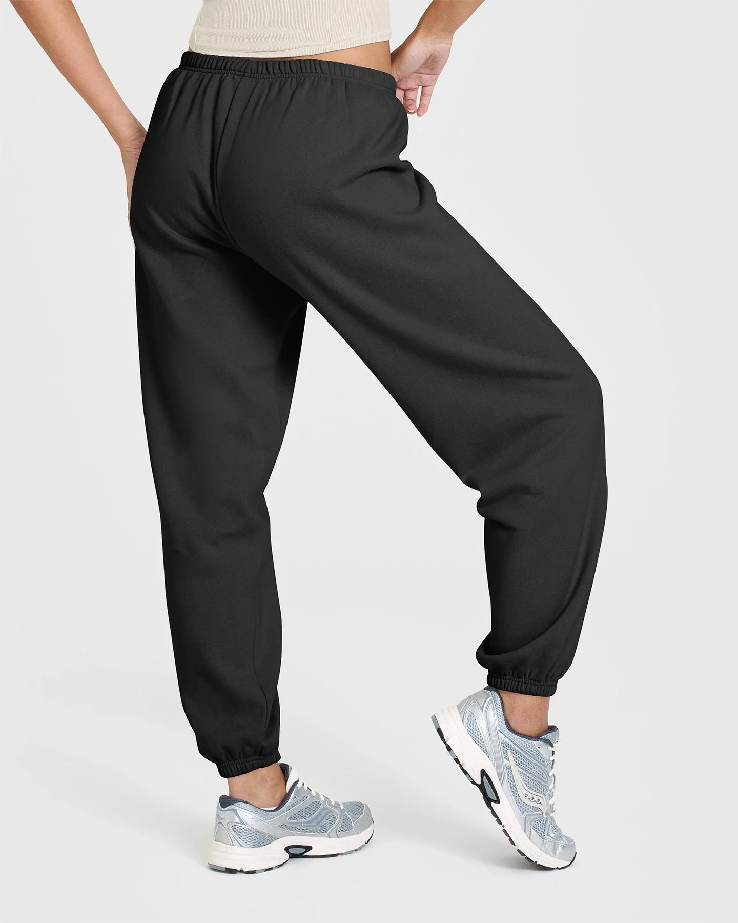 Mid Weight Joggers | Soft Black - Image 2