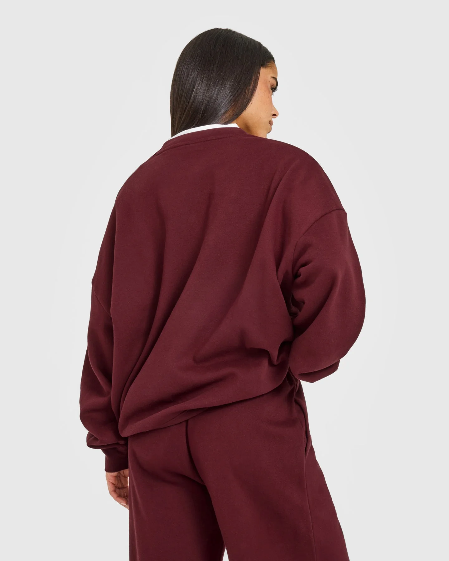 Mid Weight Sweatshirt | Rosewood - Image 6