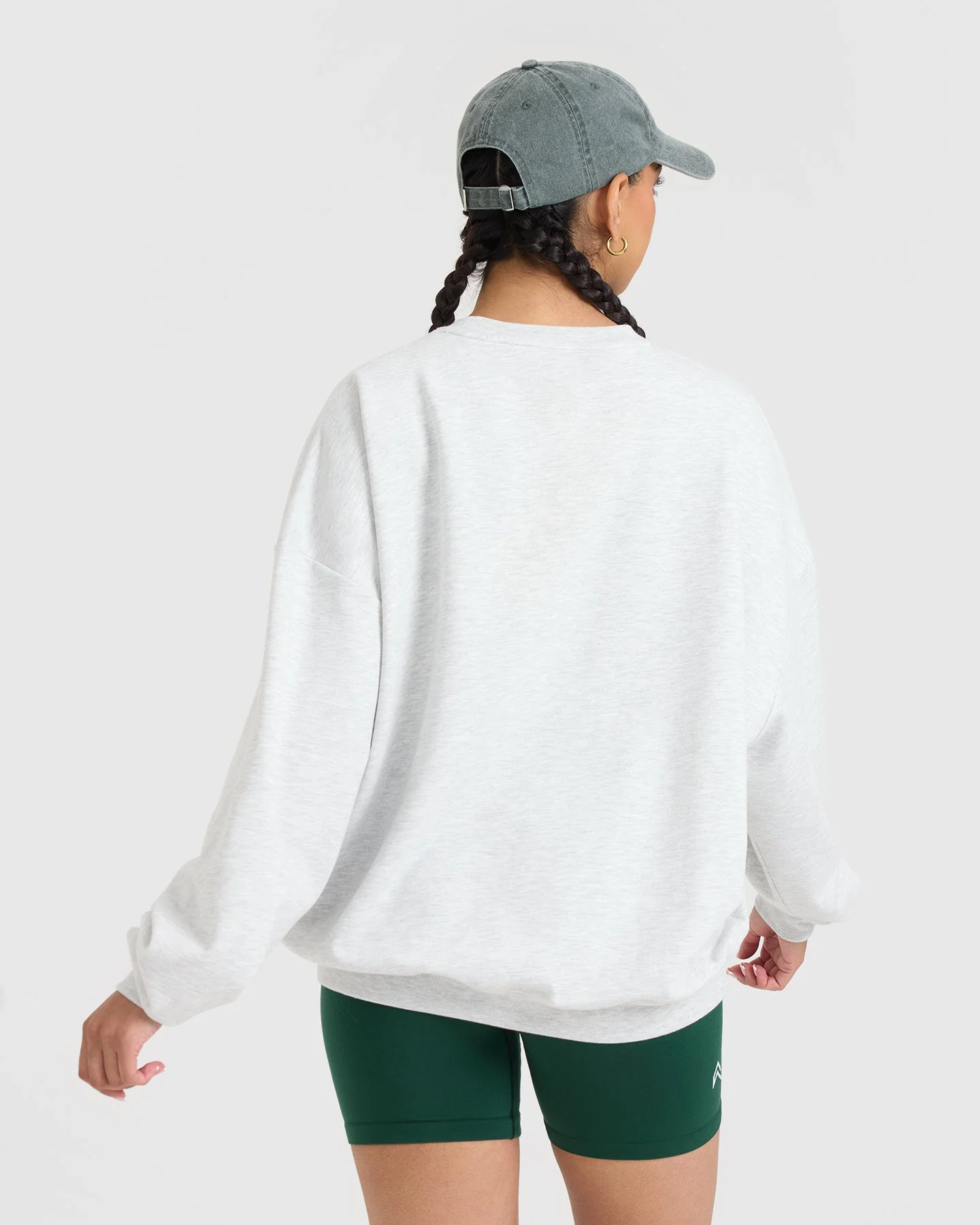 Oner Lightweight Sweatshirt | Light Grey Marl - Image 2