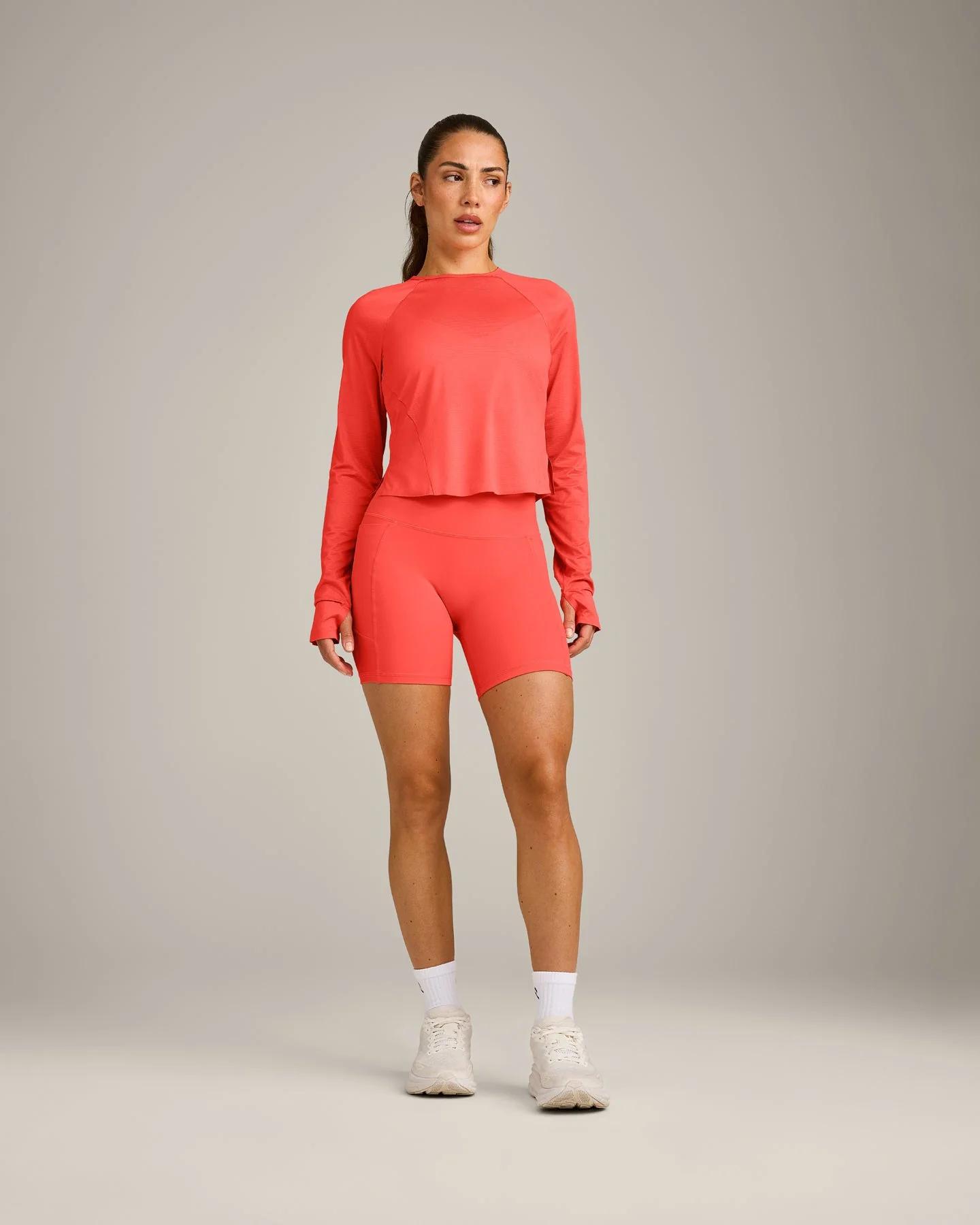 PrecisionMove™ Long Sleeve Top | Coral - Image 3